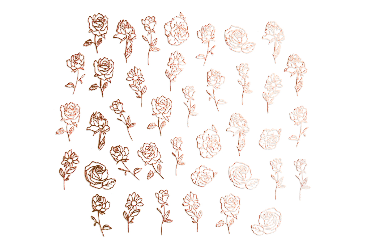 Jolifin LAVENI XL Sticker - rosé-gold Nr. 1