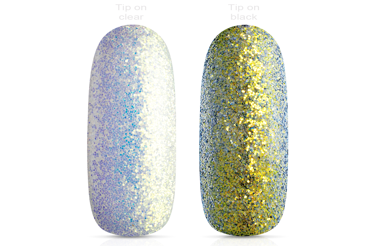 Jolifin Glitterpuder - sugar icing white