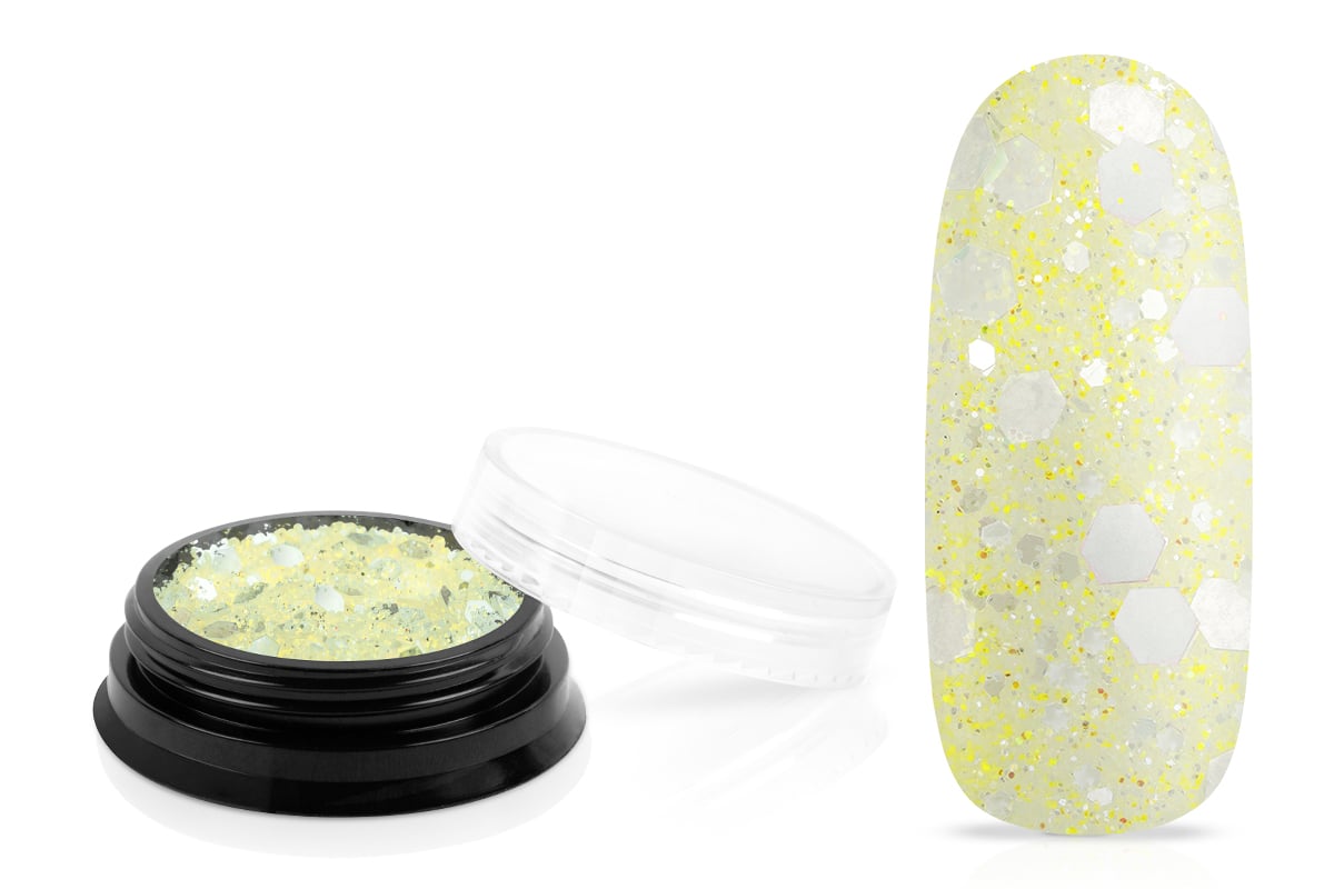 Jolifin LAVENI Crystal Glitter - pastell-yellow