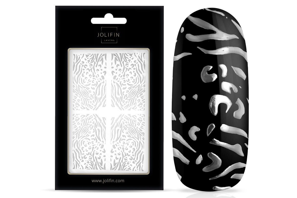 Jolifin LAVENI XL Sticker - Animalprint Silver Nr. 3