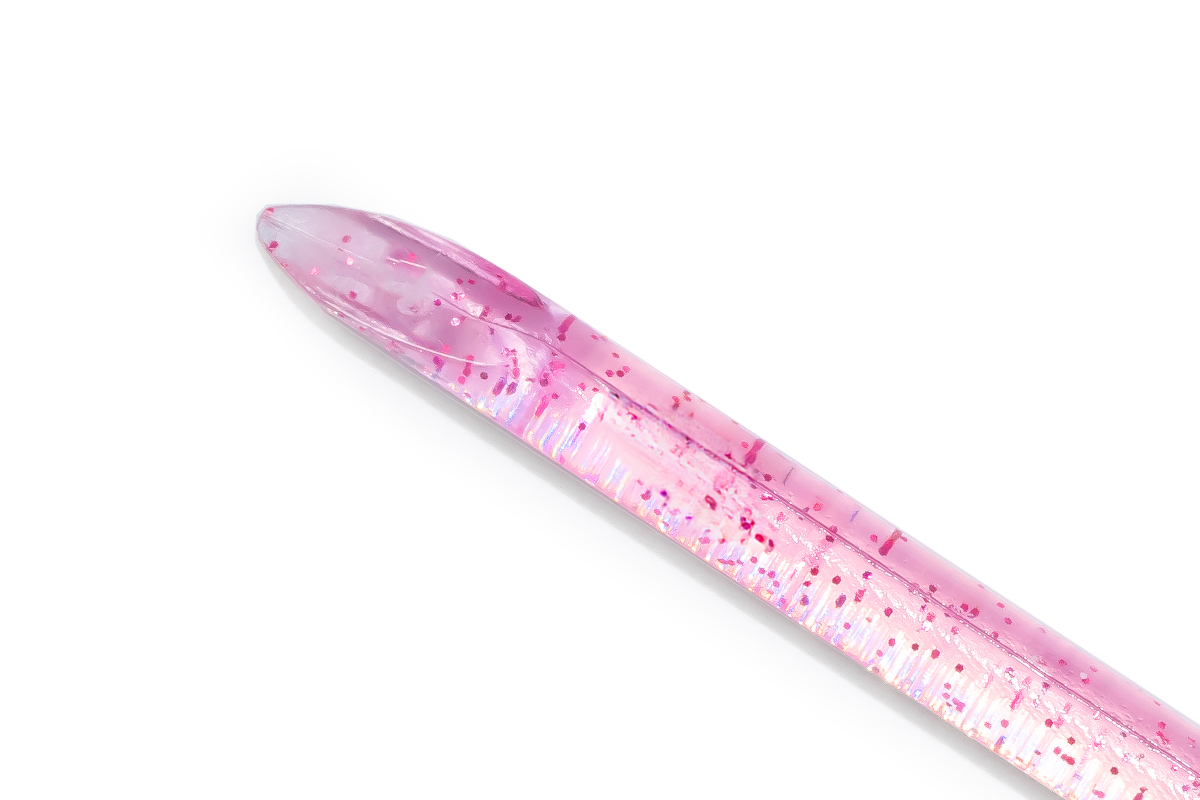 Jolifin Maniküre-Stäbchen - 10er Set pink Glitter