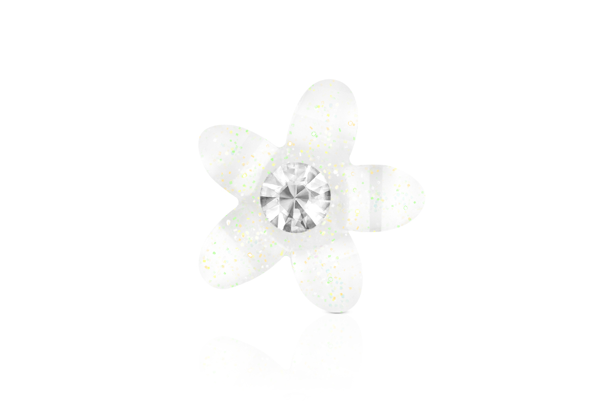 Jolifin Overlay Flower white