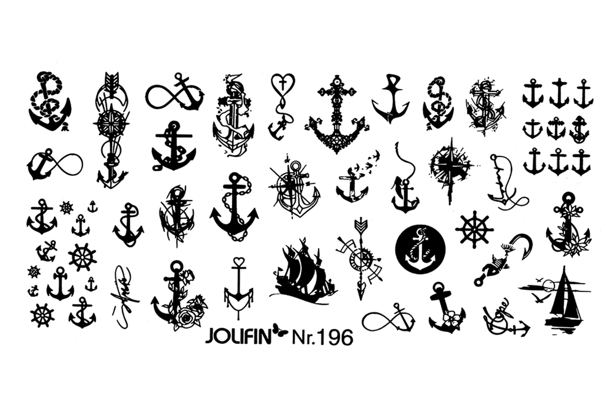 Jolifin Stamping-Schablone - Nr. 196