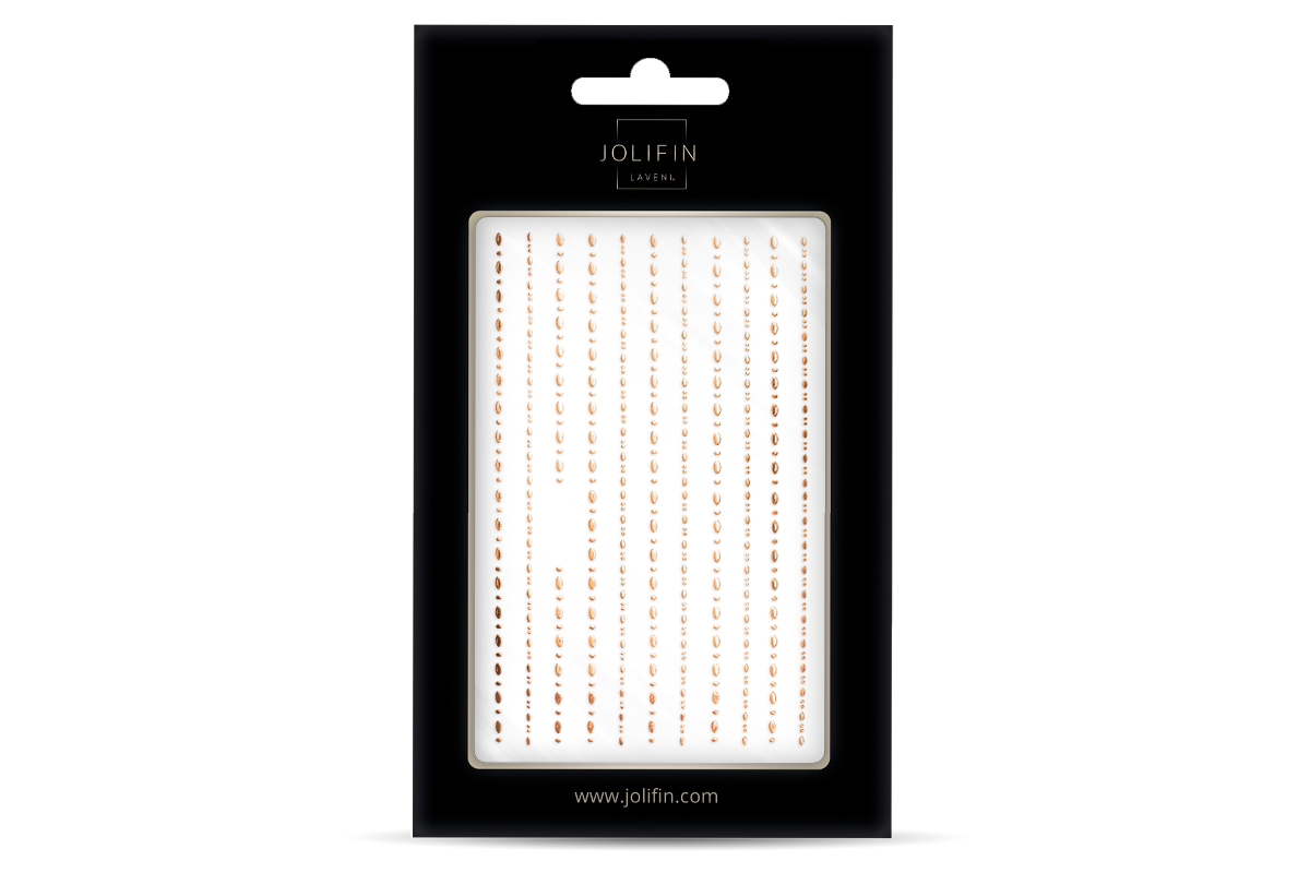 Jolifin LAVENI XL Sticker - Stripes Kette rosé-gold Nr. 1