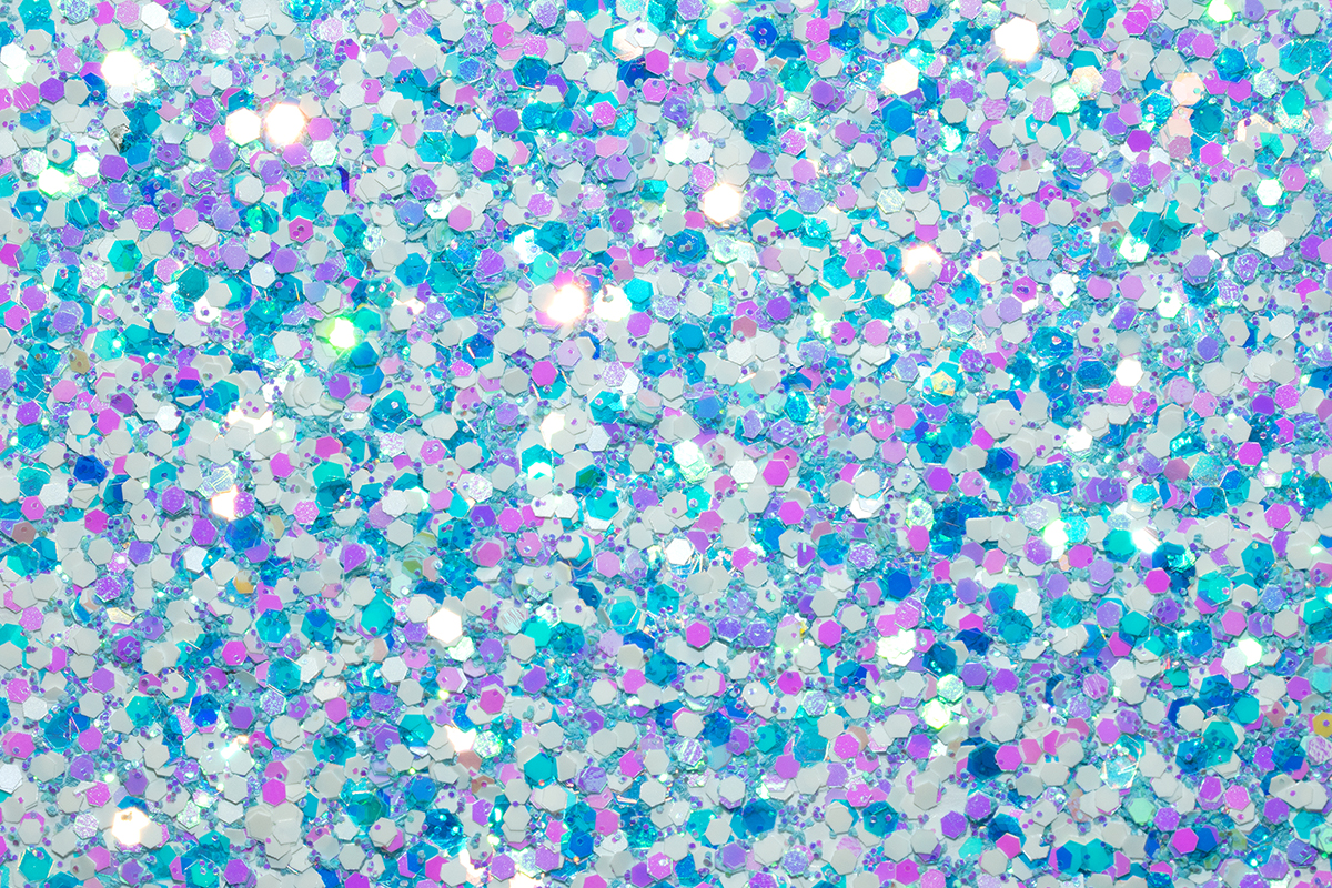 Jolifin Candy Glitter - pool blue