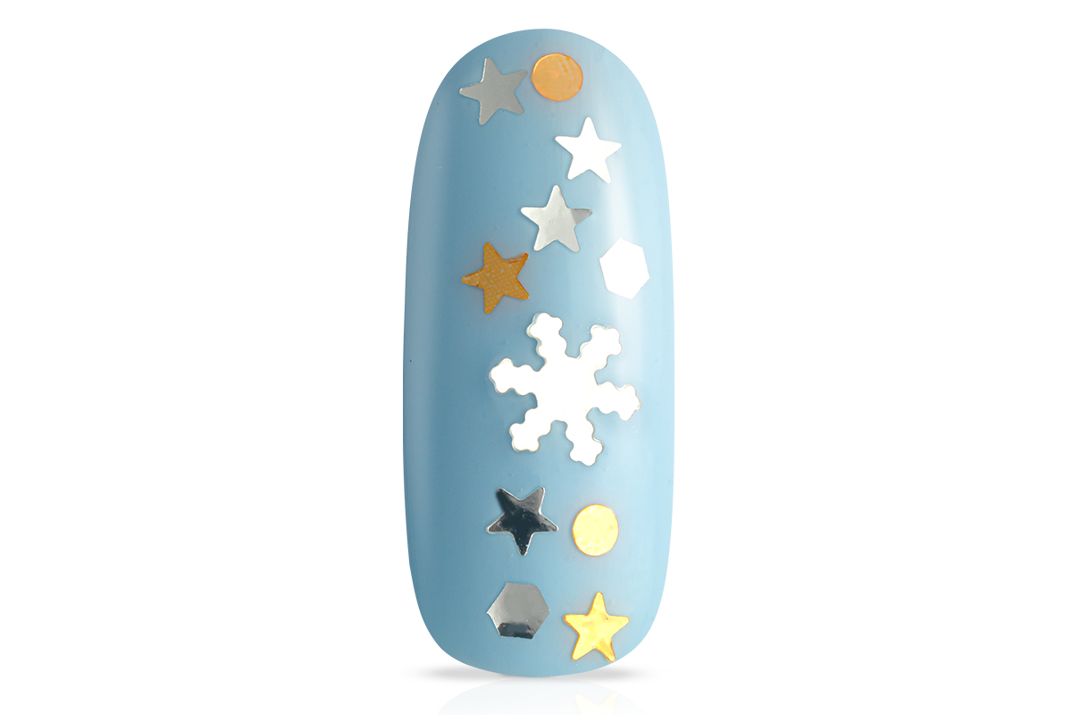 Jolifin XL Inlay Display - gold & silver Mix