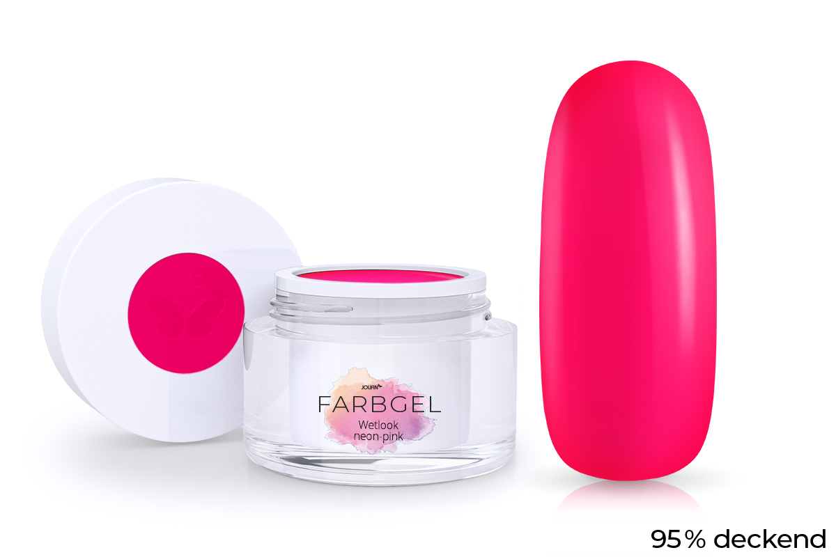 Jolifin Wetlook colour gel neon pink 5ml