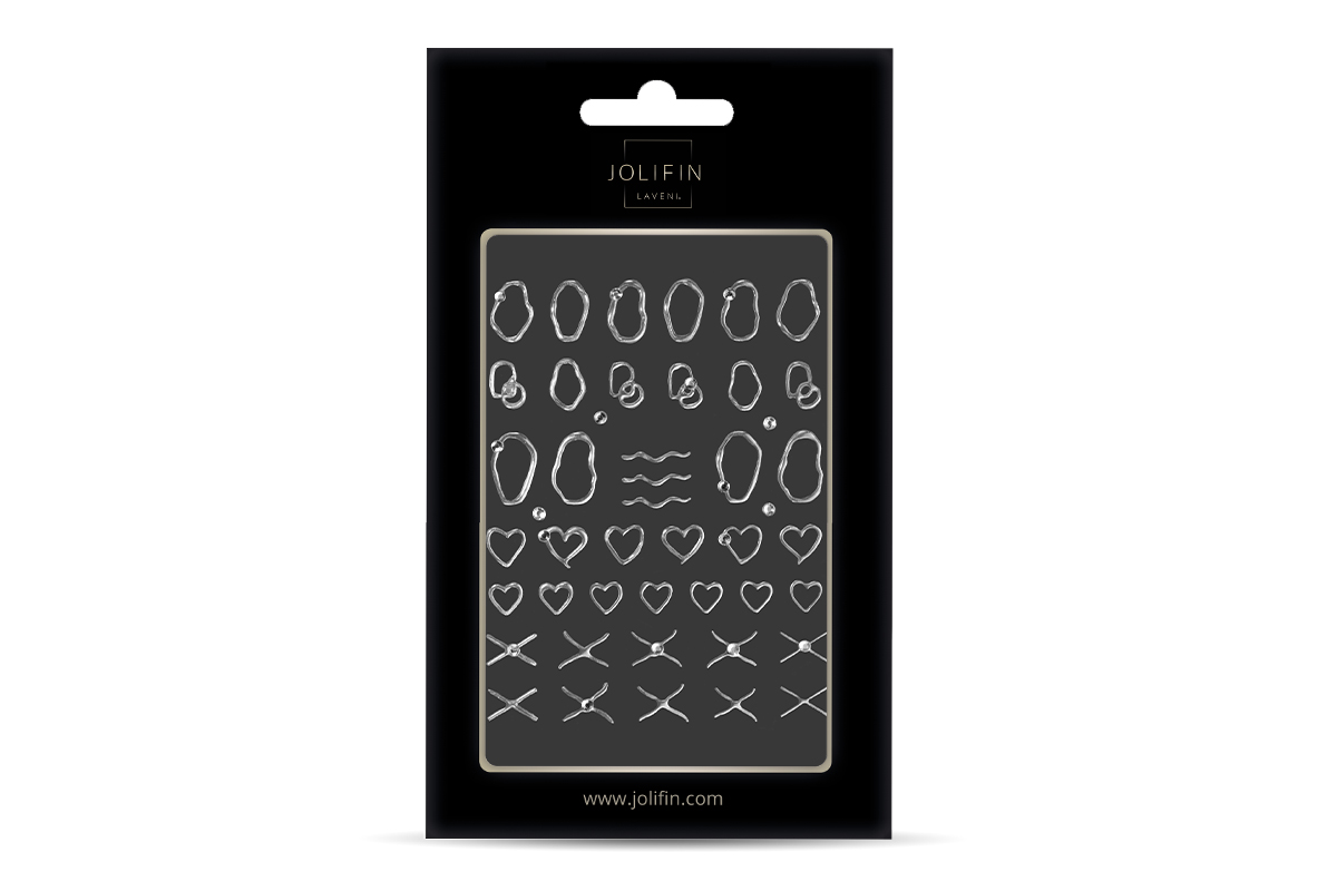 Jolifin LAVENI XL Sticker - Silver 40