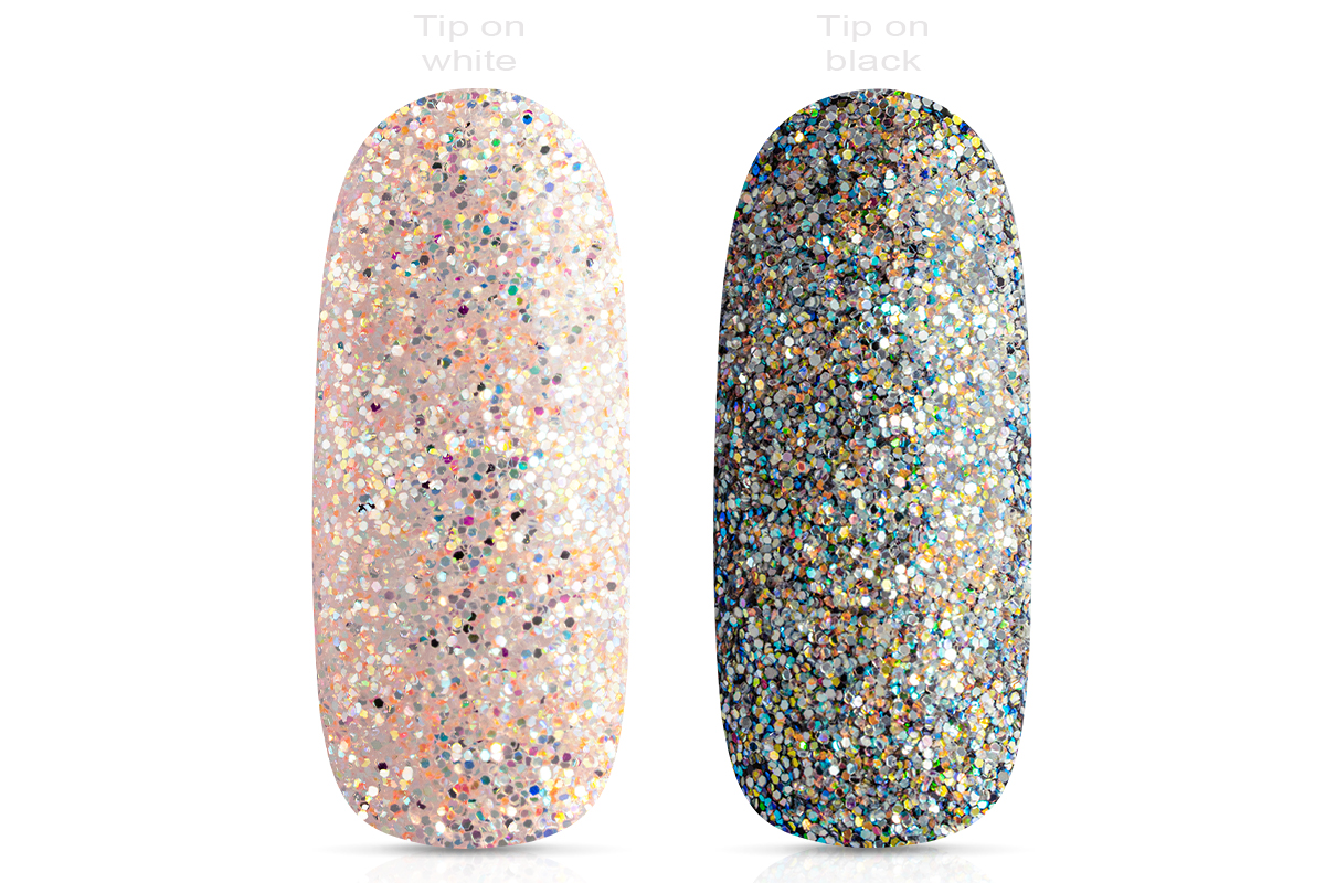 Jolifin Glitterpuder - pastell-apricot