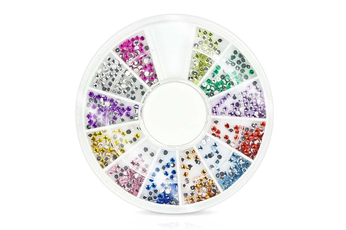 Jolifin Strass-Display - runde Steine