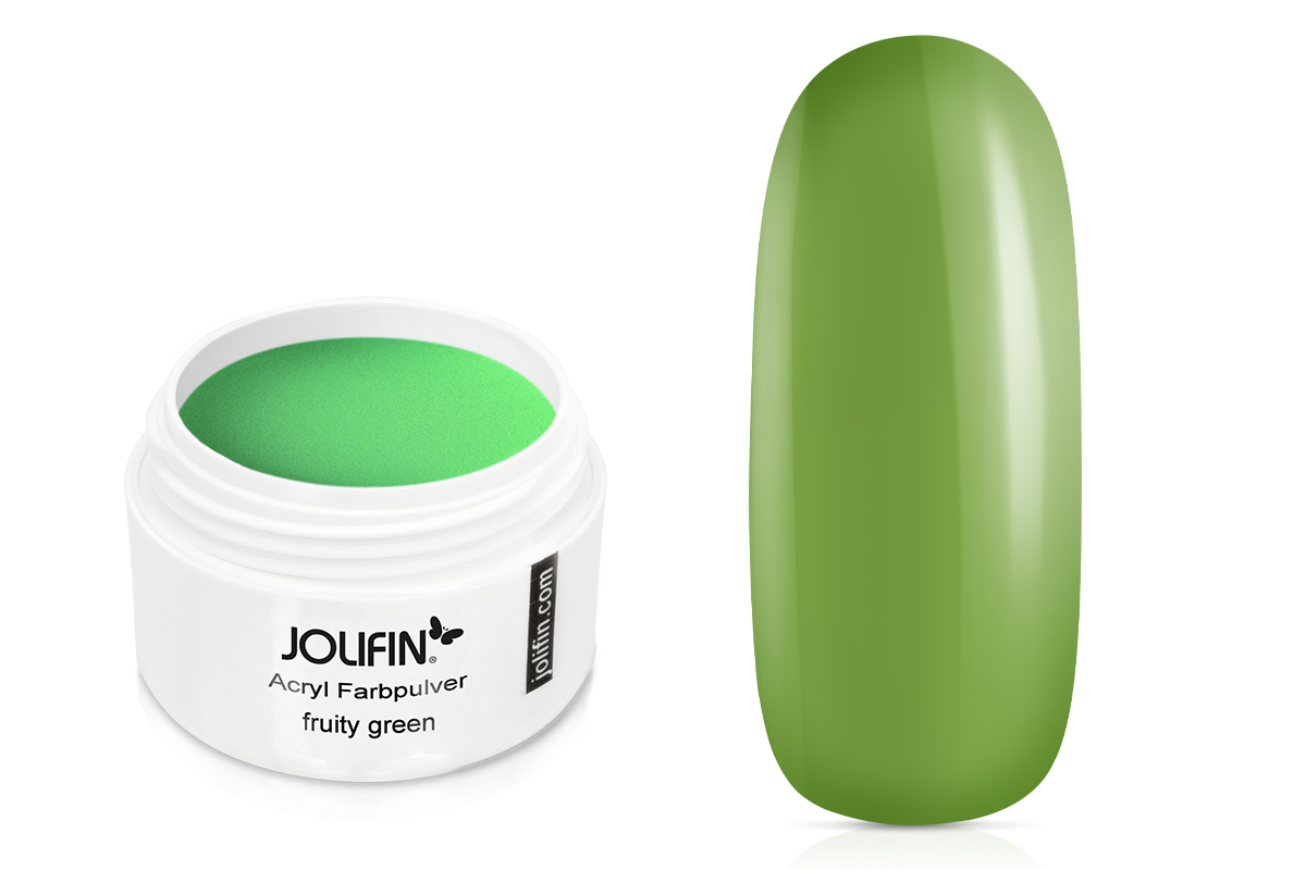 Jolifin Acryl Farbpulver - fruity green 5g