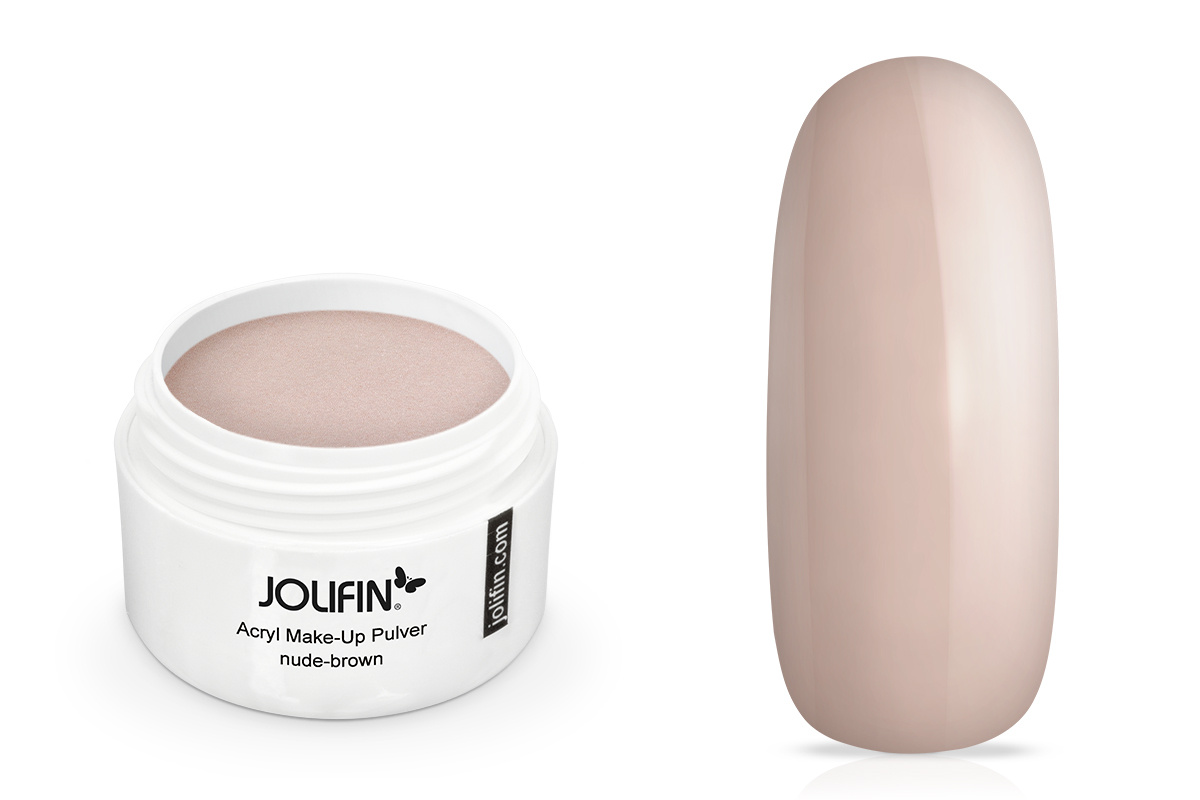 Jolifin Acryl Pulver - make-up nude-brown 10g