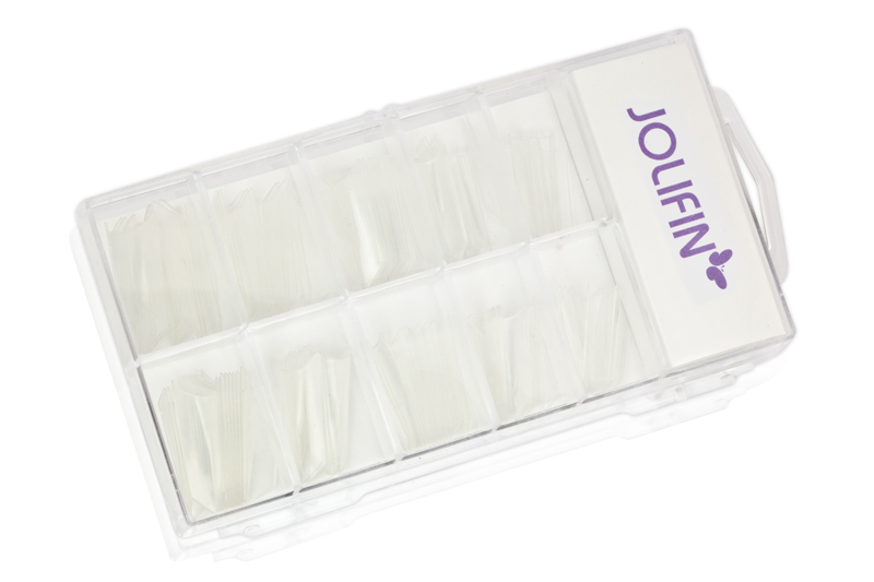 Jolifin 100er Tipbox Edge clear