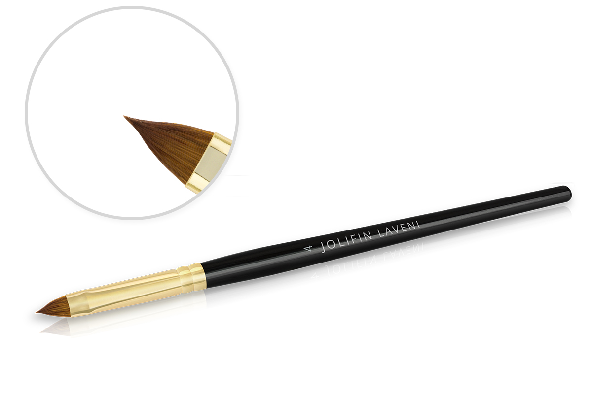 Jolifin LAVENI Brush - Cat's Tongue size 4
