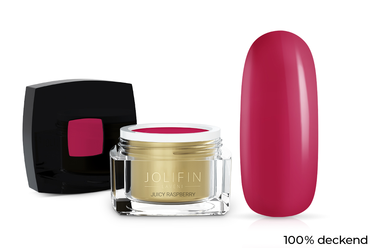 Jolifin LAVENI Farbgel - juicy raspberry 5ml