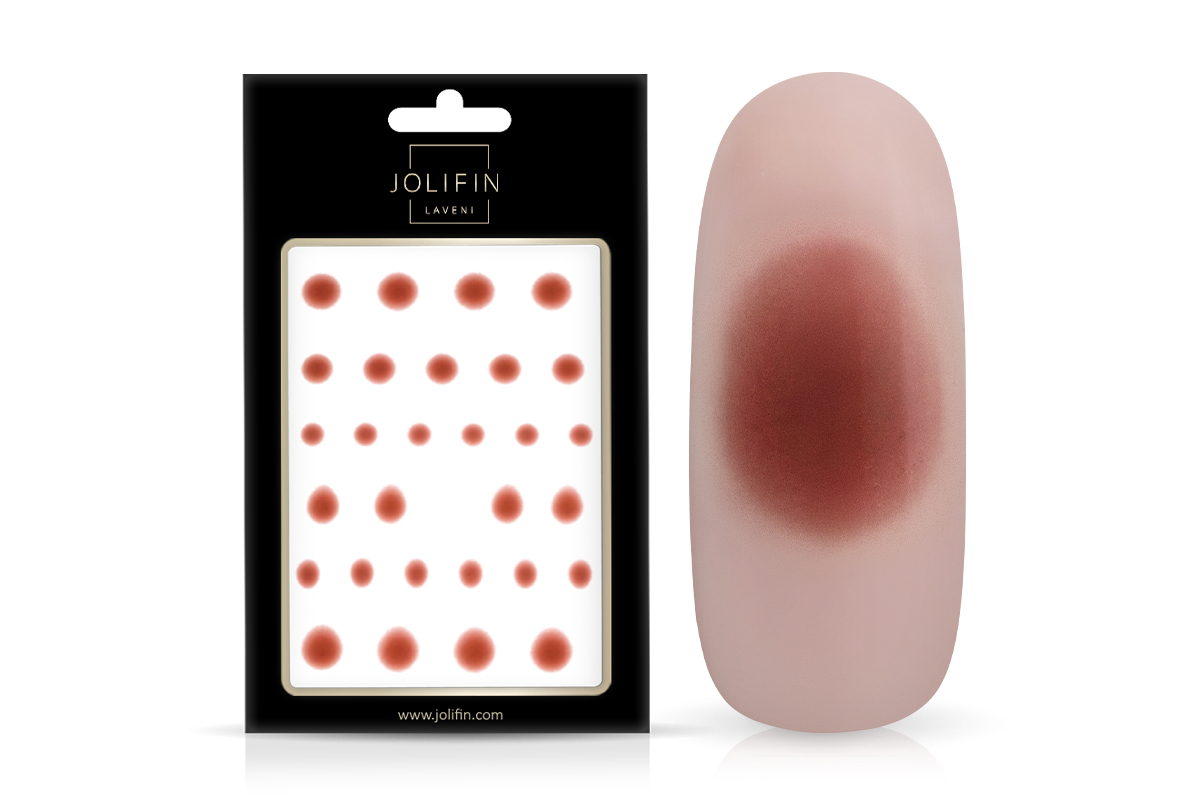 Jolifin LAVENI XL Sticker - aura red-brown