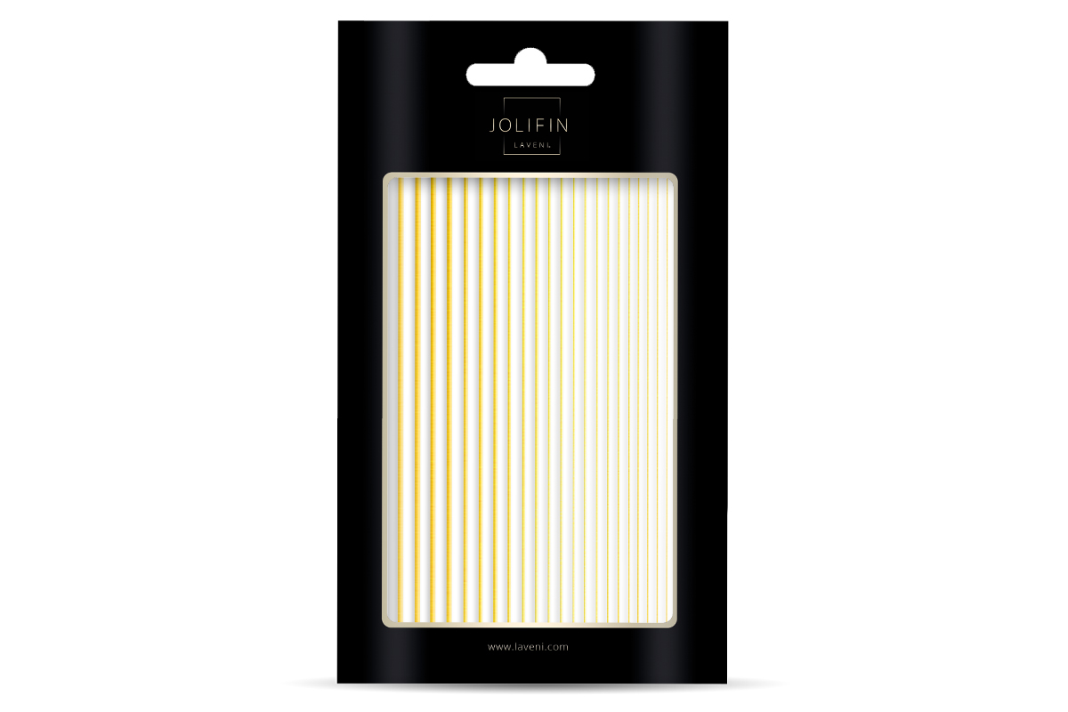 Jolifin LAVENI XL Sticker - Stripes gold