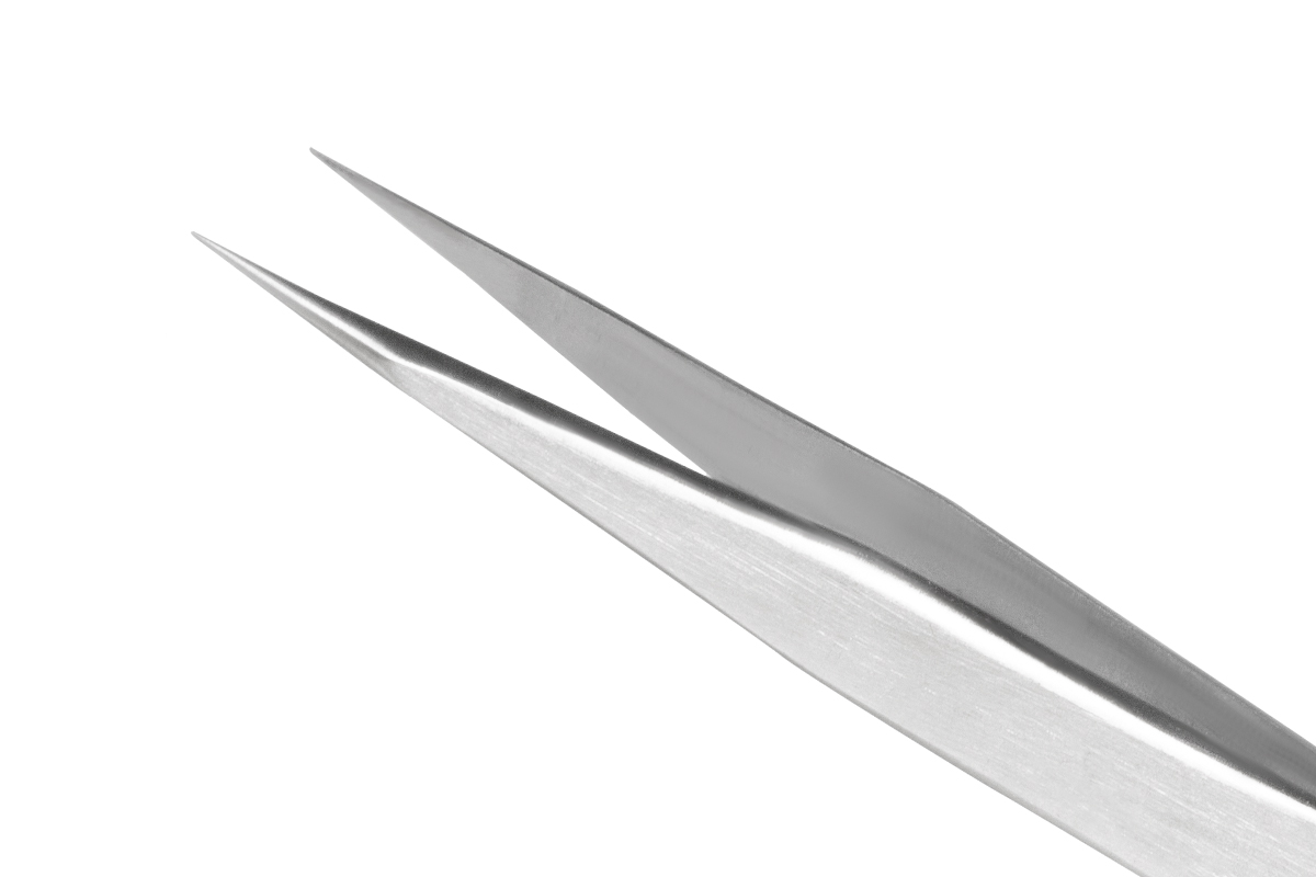 Jolifin Nail Art Tweezers 2in1 - Silver