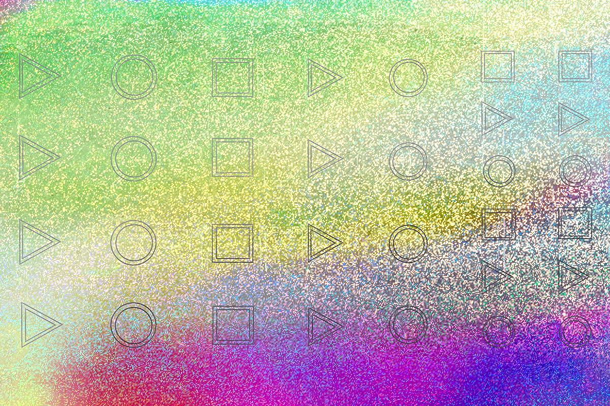 Jolifin LAVENI XL Sticker - Symbole hologramm Nr. 2