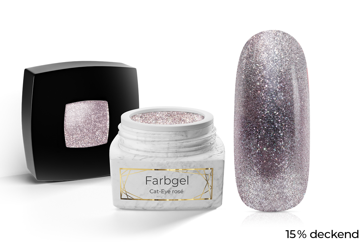 Jolifin LAVENI PRO Colour Gel - Cat-Eye rosé 5ml