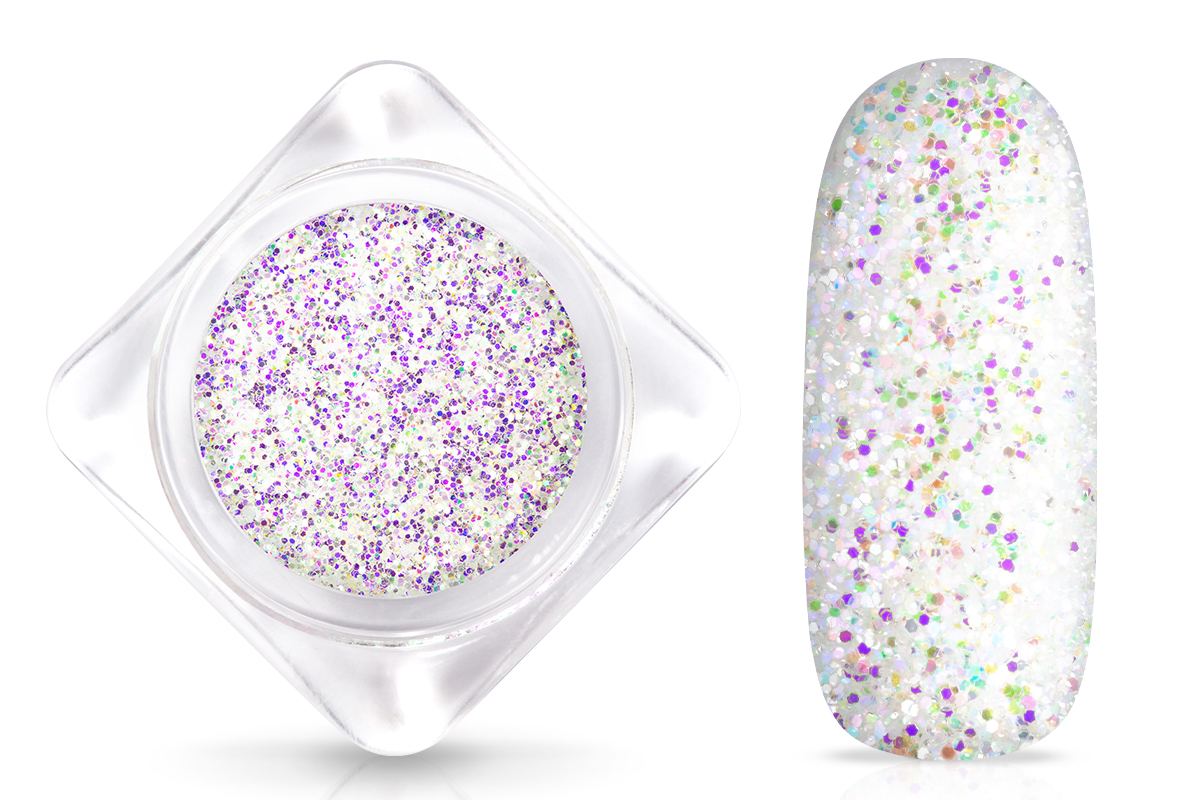 Jolifin White Mermaid Glitter - pink-purple