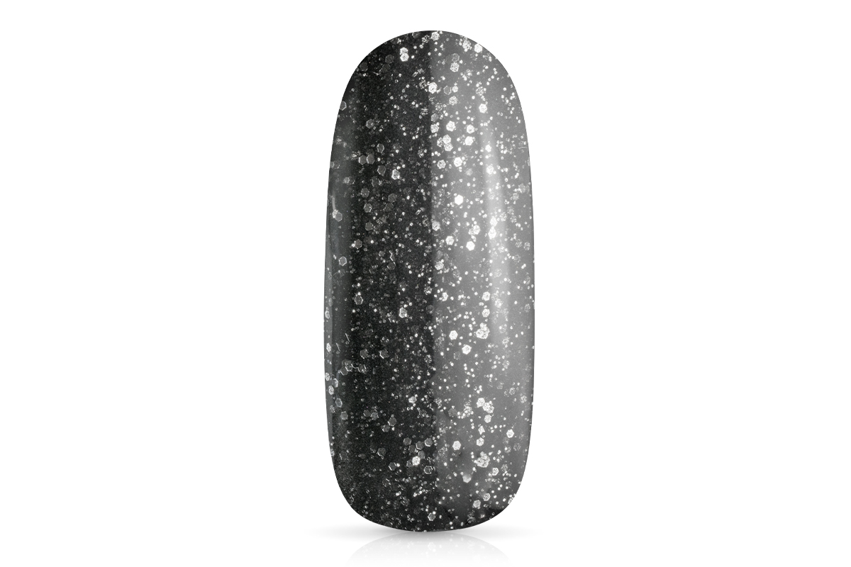 Jolifin LAVENI Farbgel - black Glitter 5ml