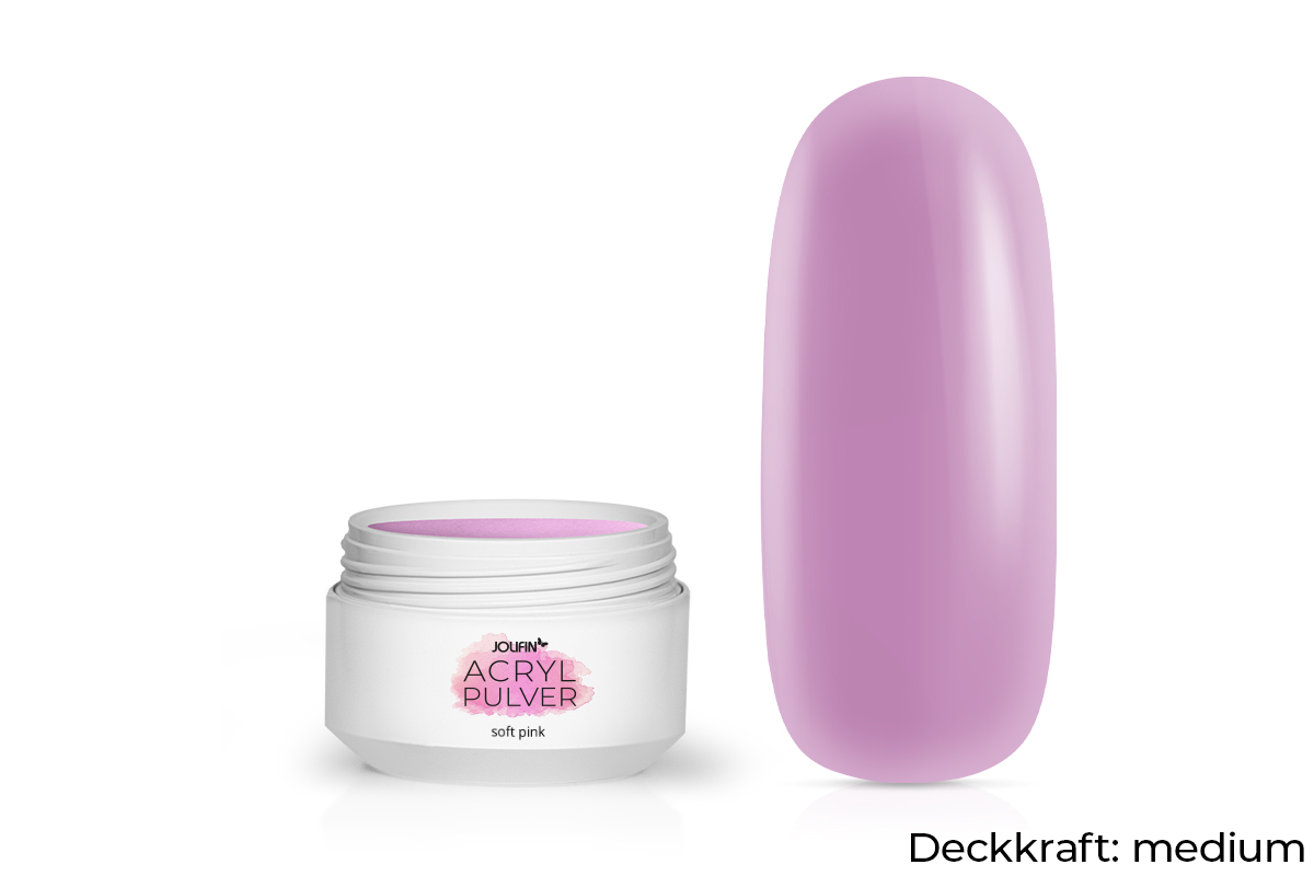 Jolifin Acryl Farbpulver - soft pink 5g