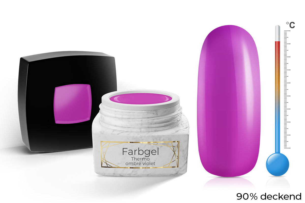 Jolifin LAVENI PRO Farbgel - Thermo ombré violet 5ml