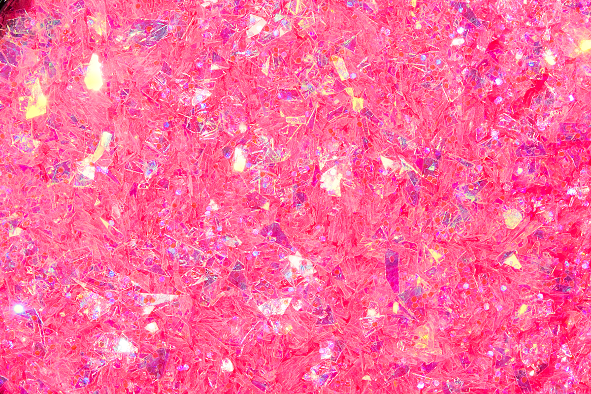 Jolifin LAVENI Mermaid Flakes Glitter - pink