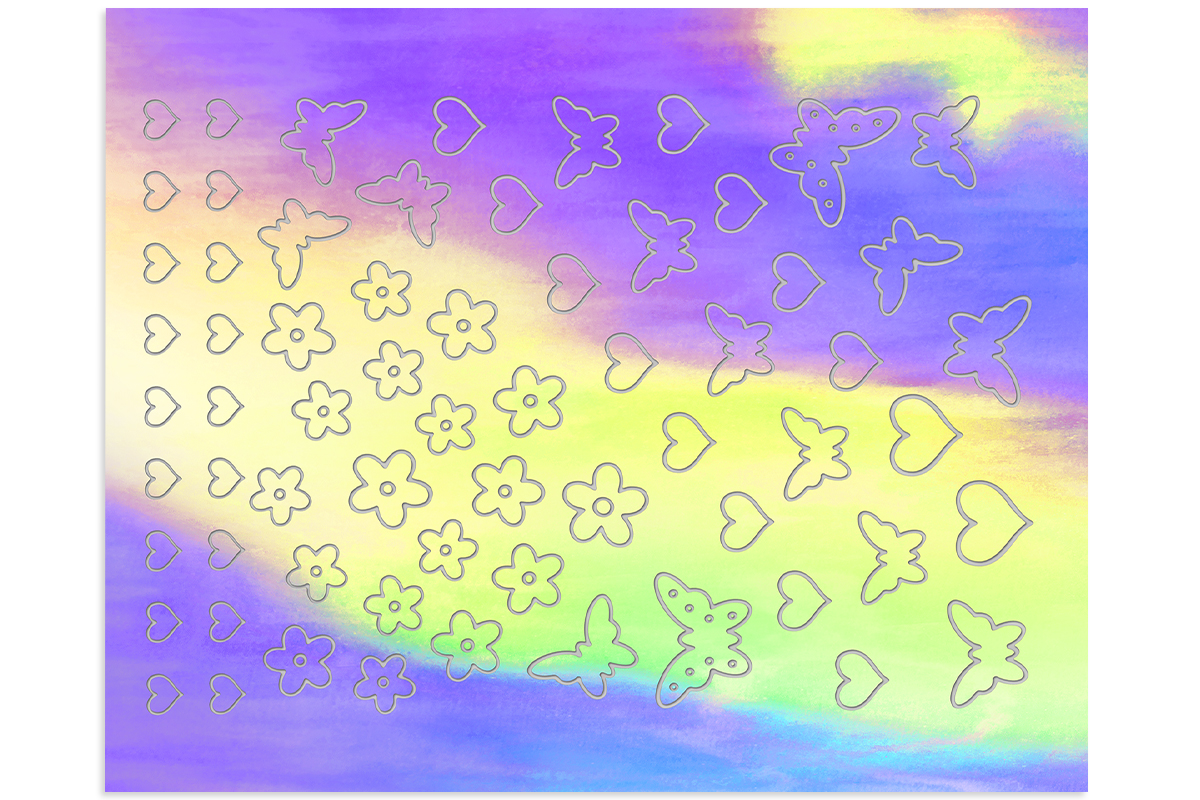 Jolifin Aurora Sticker - Butterfly Mix Cosmos