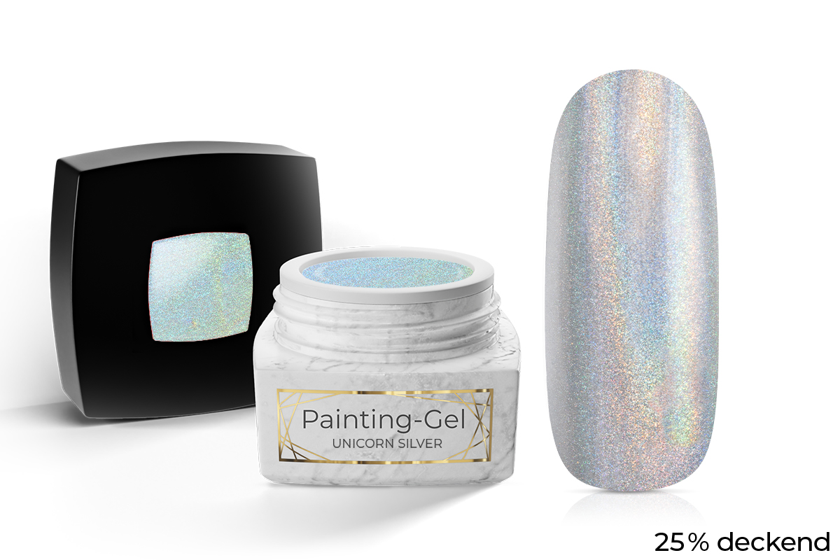 Jolifin LAVENI PRO Painting-Gel - unicorn silver 5ml