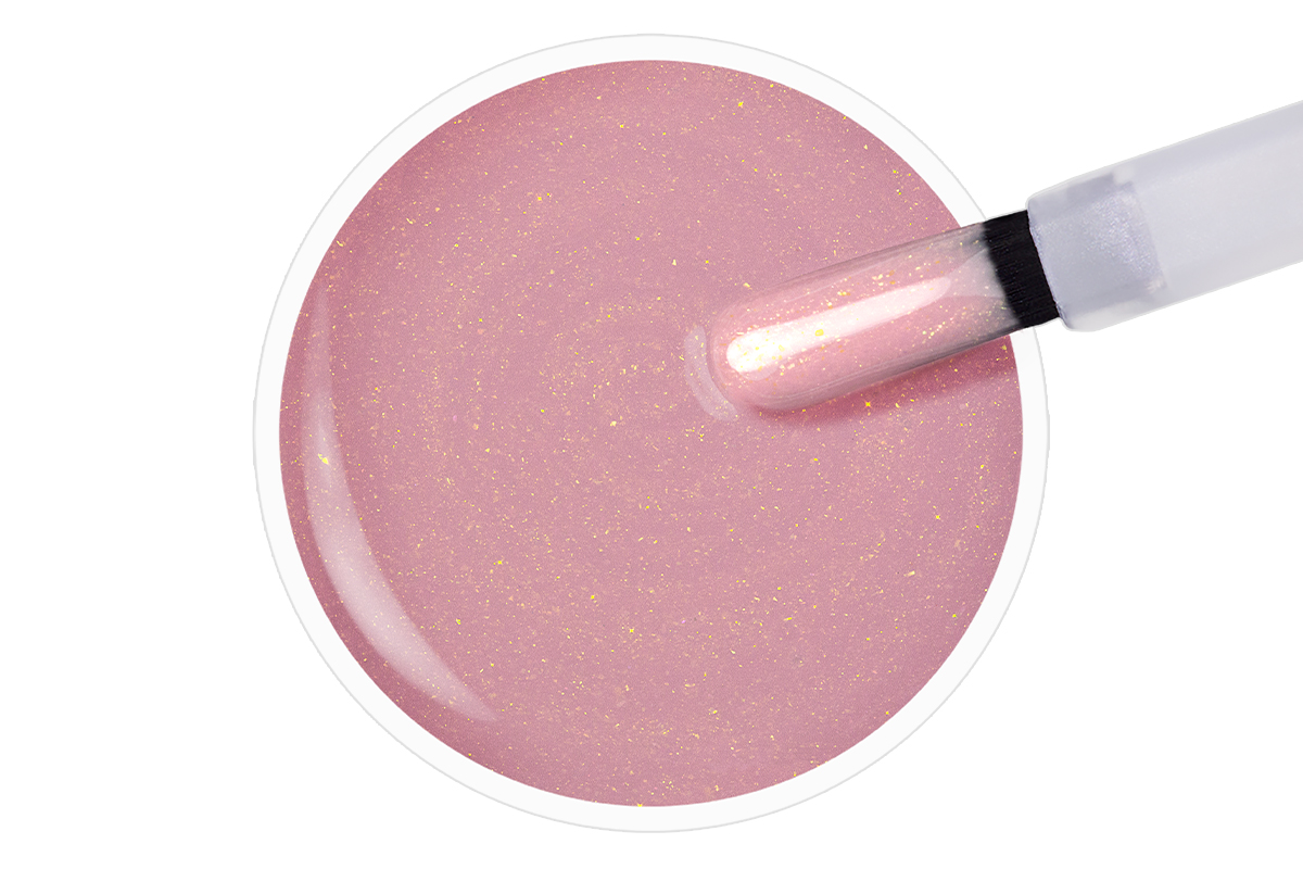 Jolifin LAVENI Shellac - nude goldshine 10ml