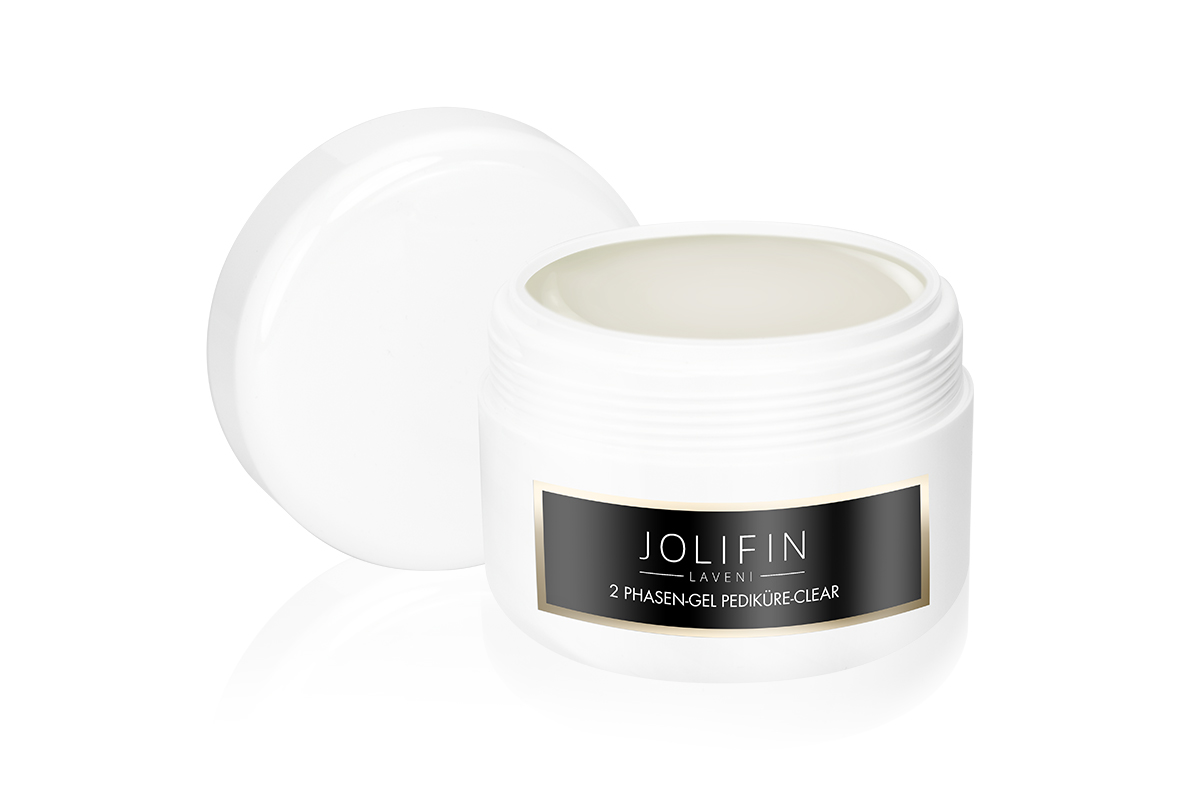 Jolifin LAVENI Refill - 2 Phasen-Gel Pediküre clear 250ml