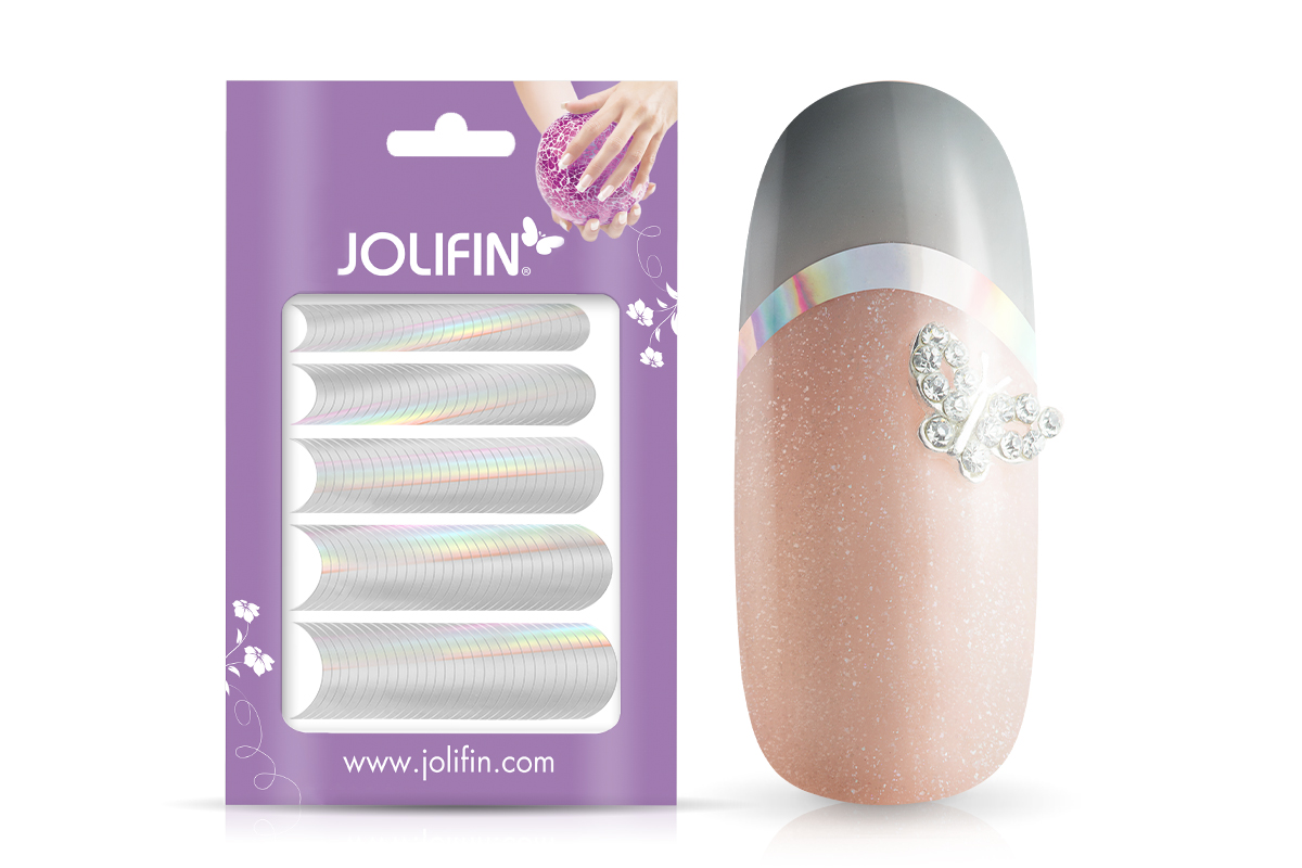 Jolifin Chrome natural French Sticker silber