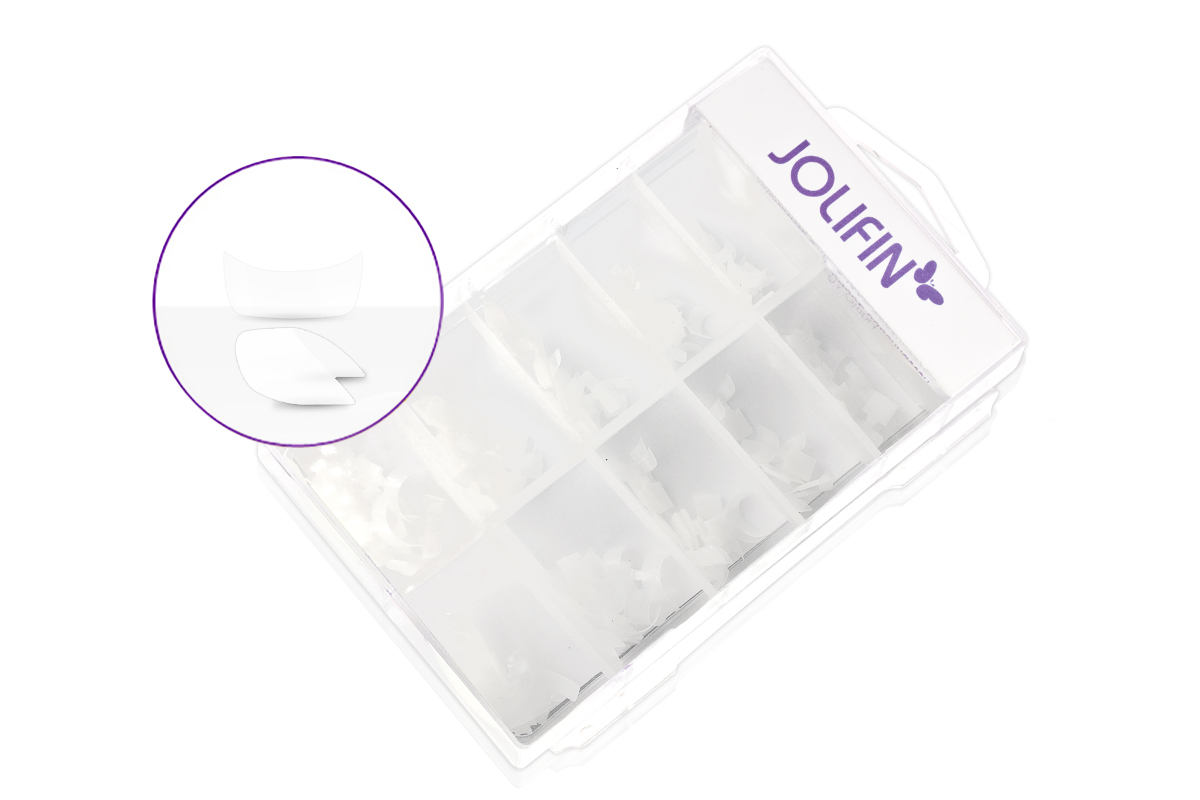 Jolifin 120er Tipbox mini manicure - french-white