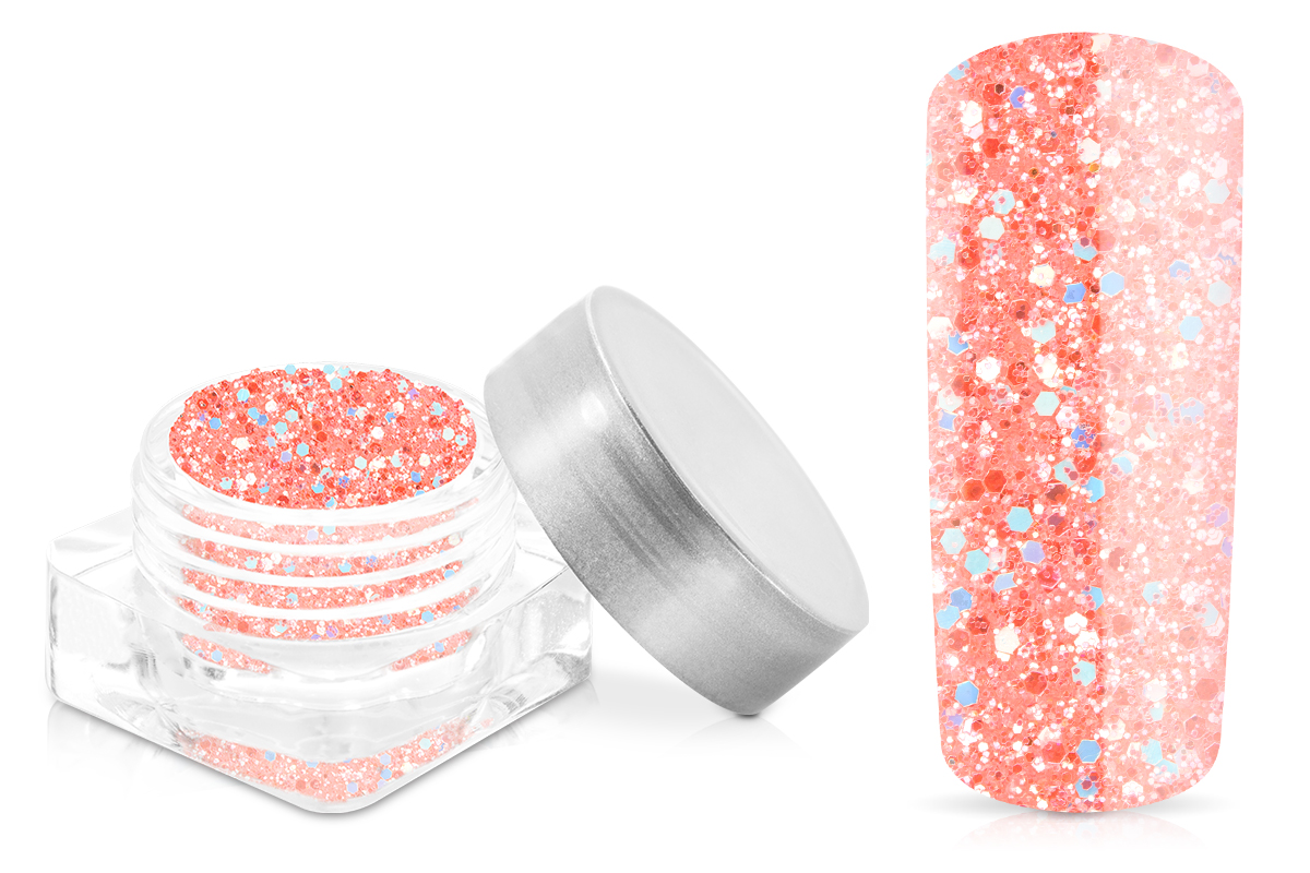 Jolifin Illusion Glitter X - pastell-coral