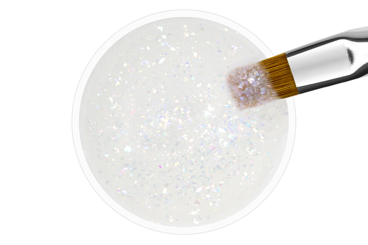 Jolifin Studioline Refill - build-up gel aurora flakes 30ml