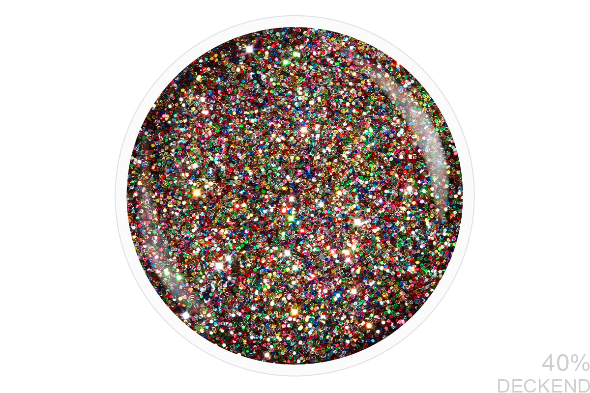 Jolifin Wetlook Farbgel multicolor Glitter 5ml