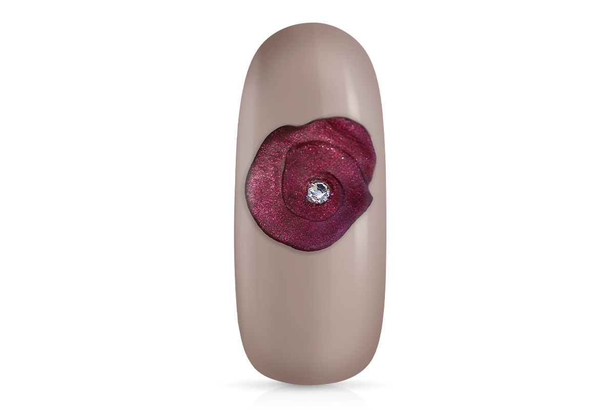 Jolifin LAVENI Plastilin 4D Gel - bordeaux Glimmer 5ml