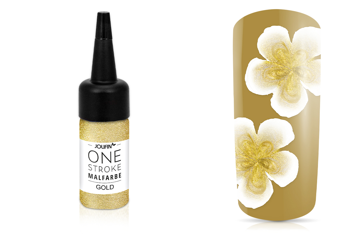 Jolifin One-Stroke Malfarbe gold 14ml