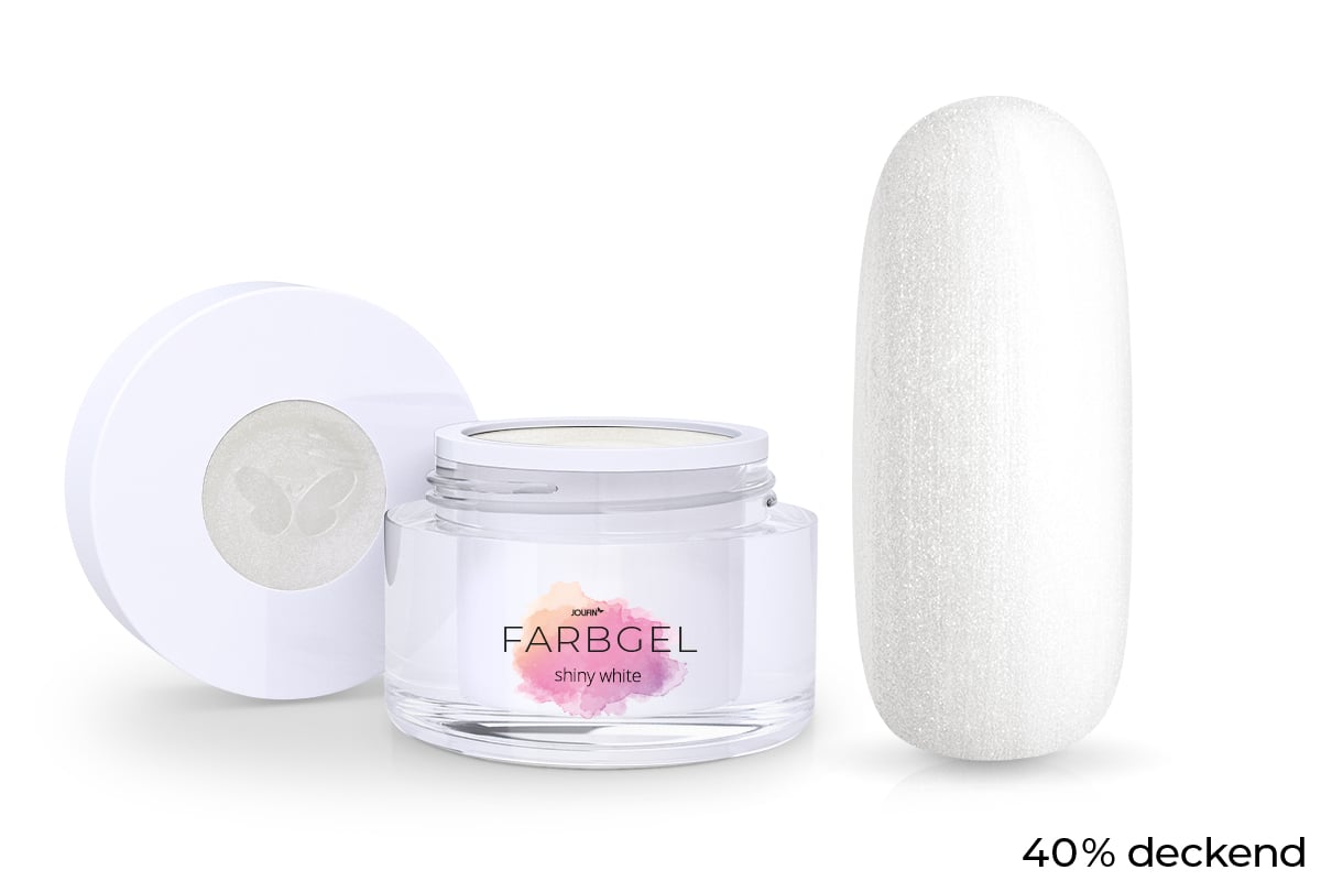Jolifin Farbgel shiny white 5ml