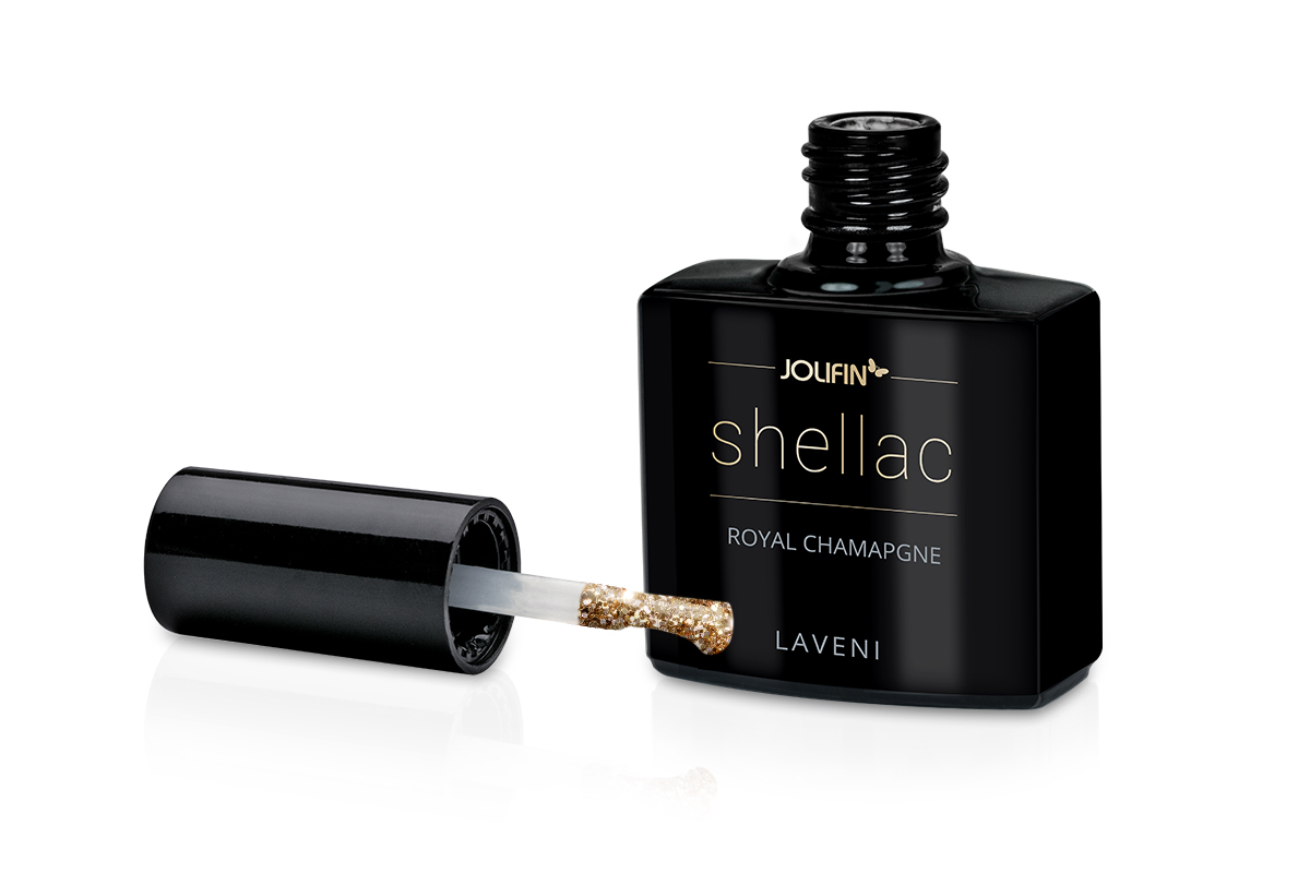 Jolifin LAVENI Shellac - royal champagne 10ml