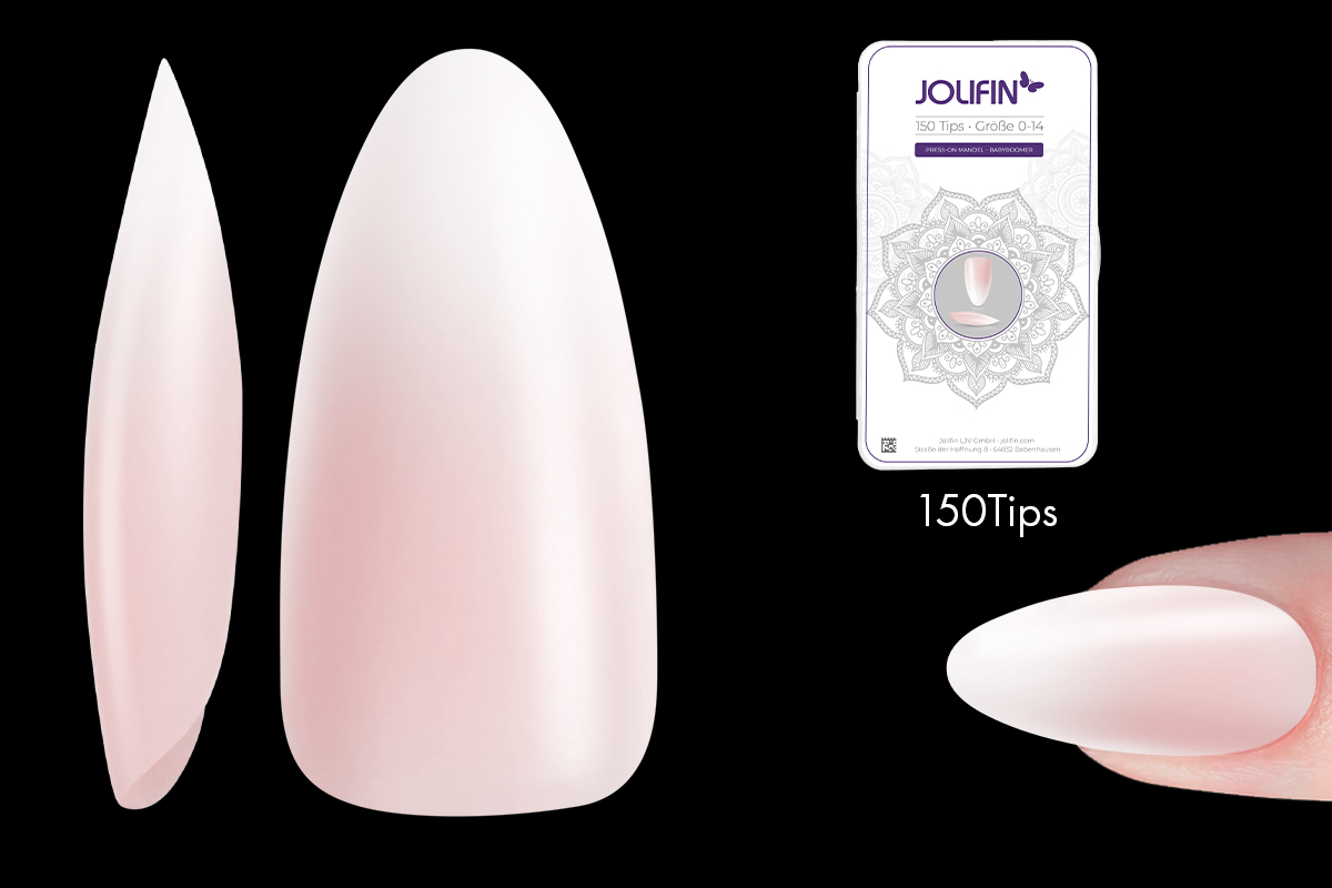Jolifin 150 tip box Press-On Almond - Babyboomer