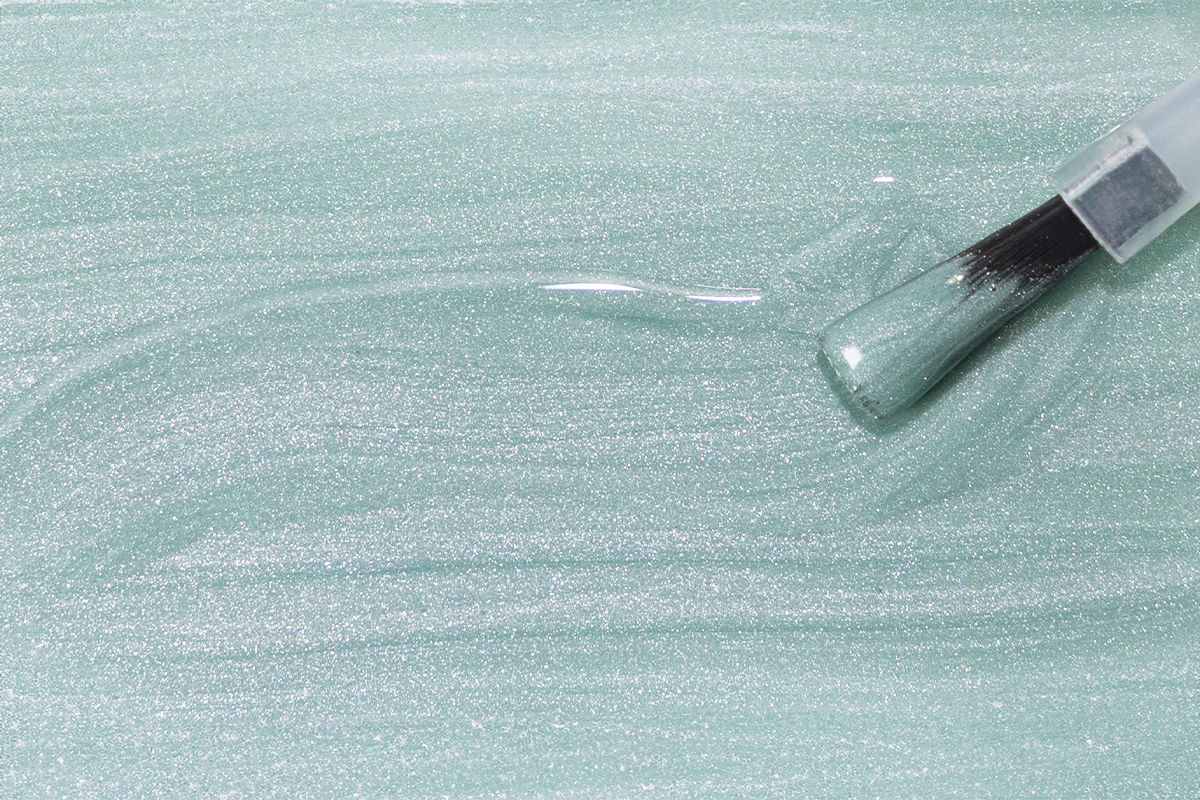 Jolifin LAVENI Shellac - Cat-Eye satin mint 10ml