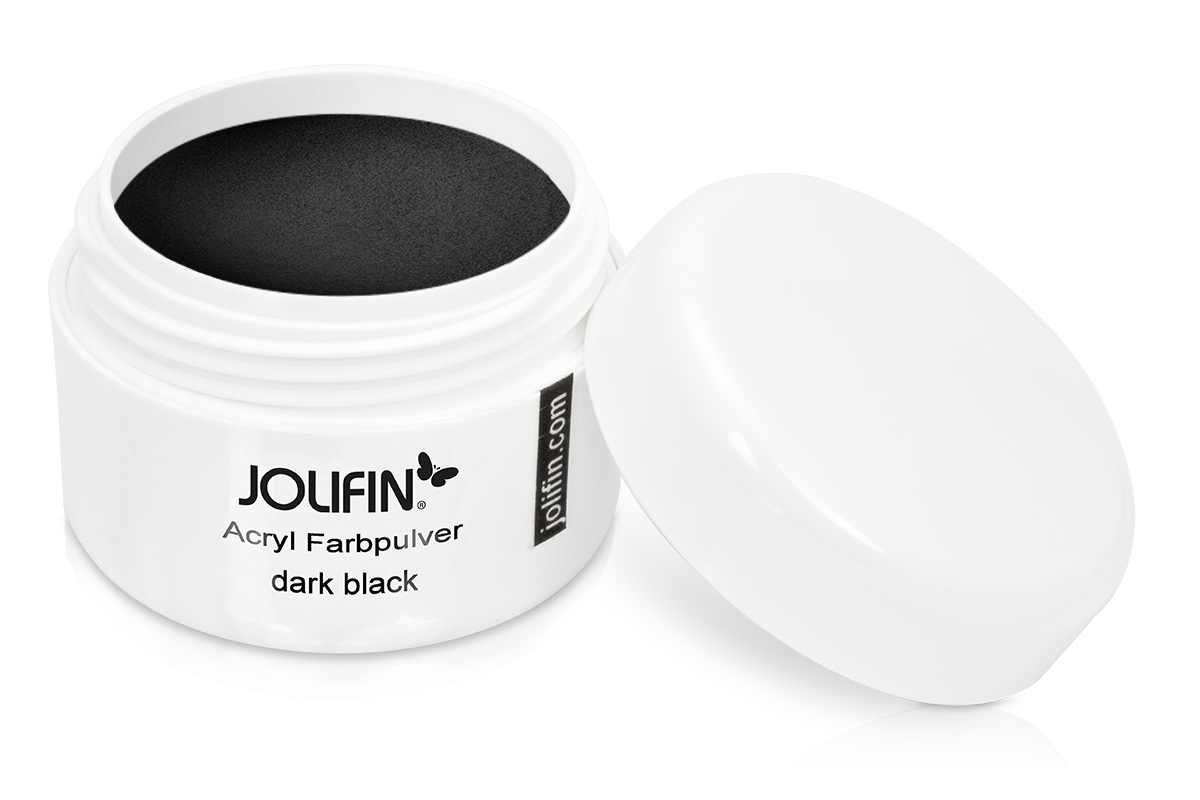 Jolifin Acryl Farbpulver - dark Black 5g