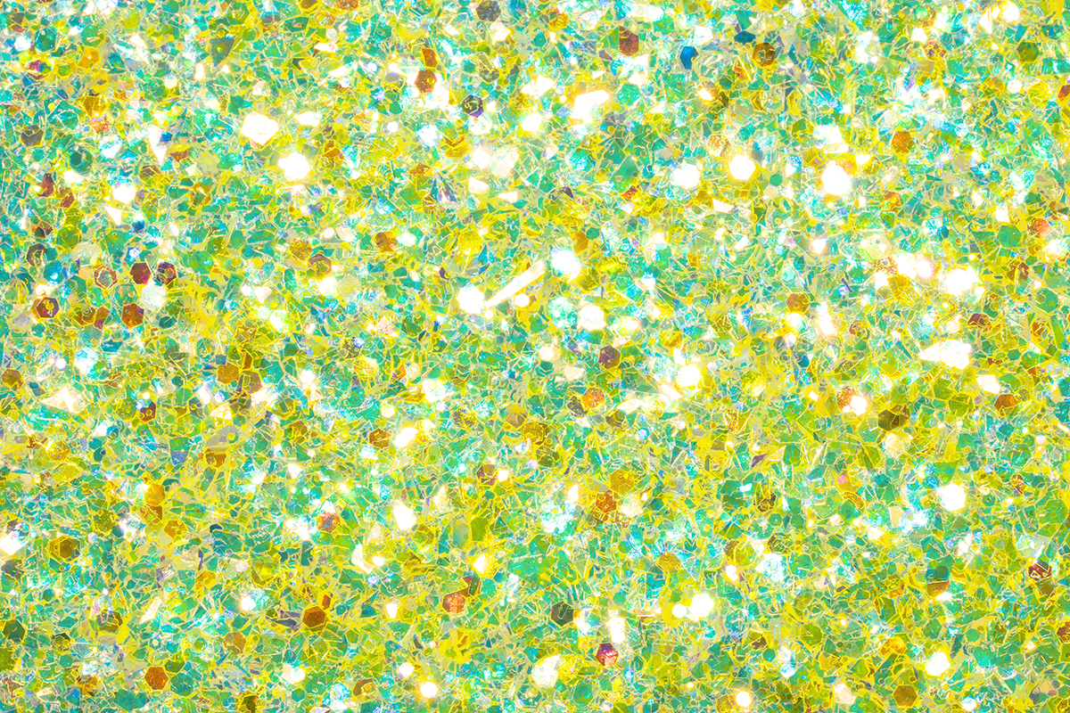 Jolifin Aurora Flakes Glittermix - yellow
