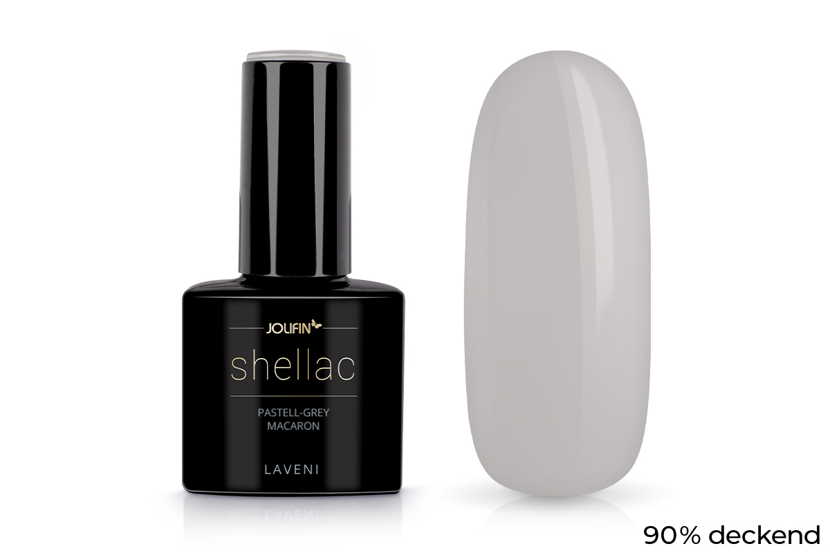 Jolifin LAVENI Shellac - pastell-grey macaron 10ml