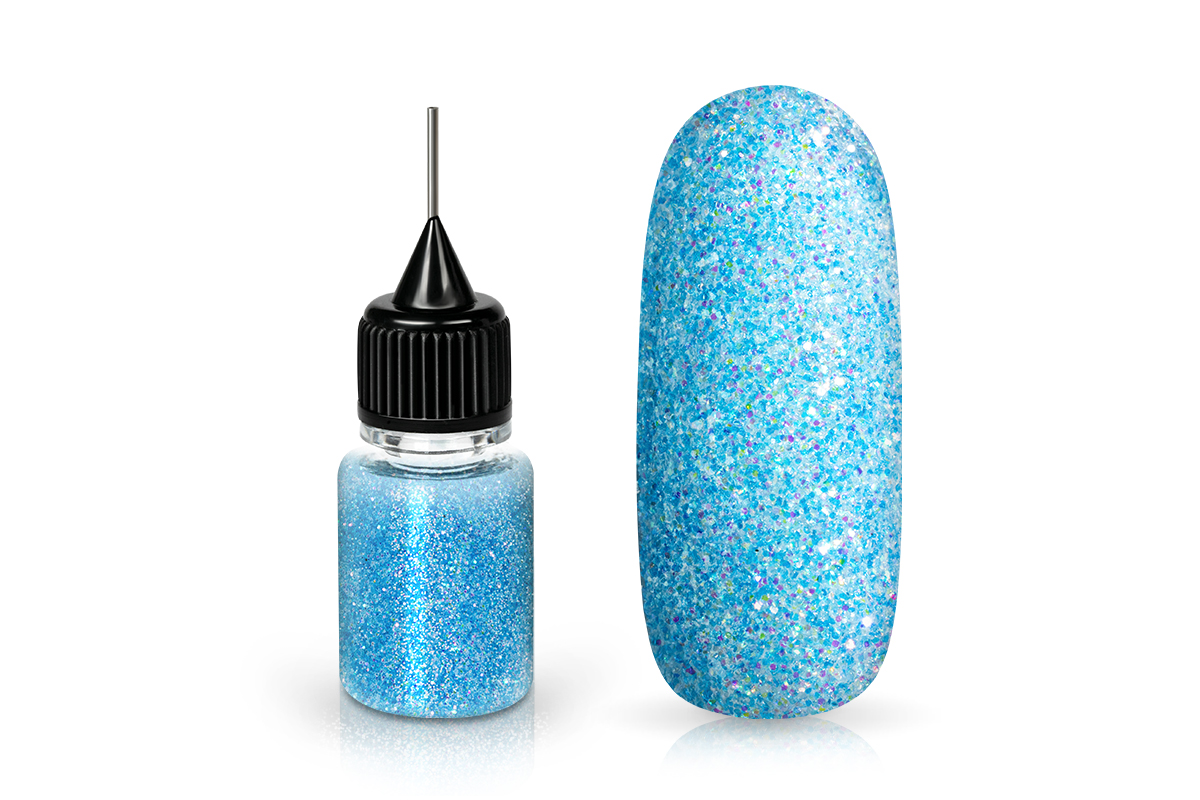Jolifin LAVENI Diamond Dust - babyblue rainbow