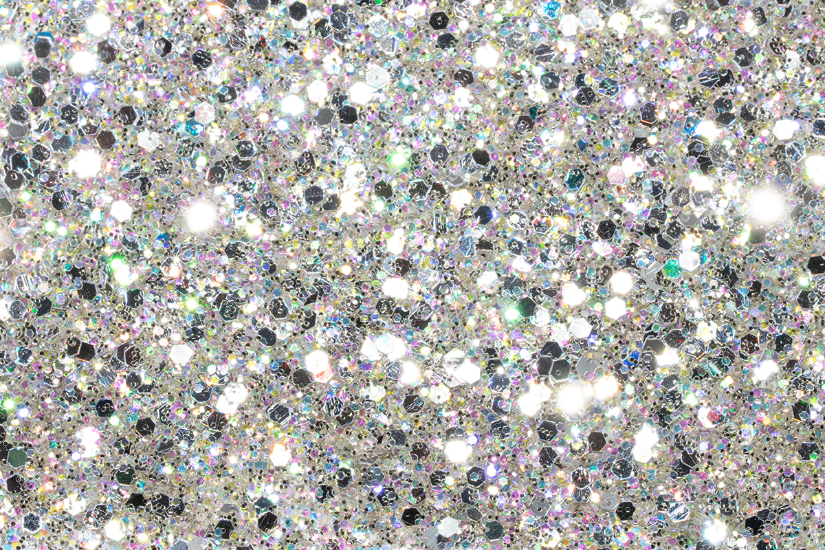 Jolifin LAVENI Sparkle Glitter - elegance silver