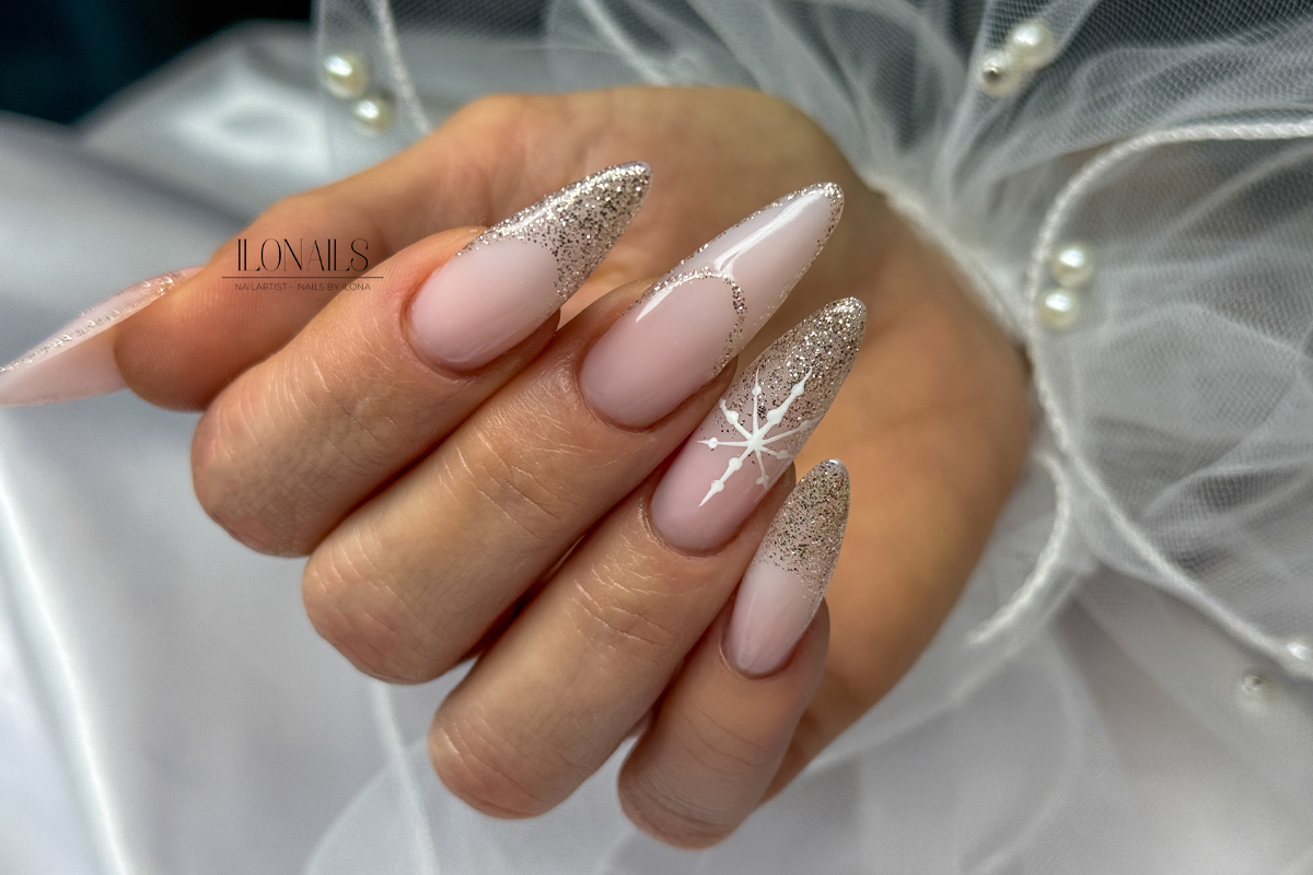Jolifin LAVENI 3in1 Shellac - sparkling champagne 10ml